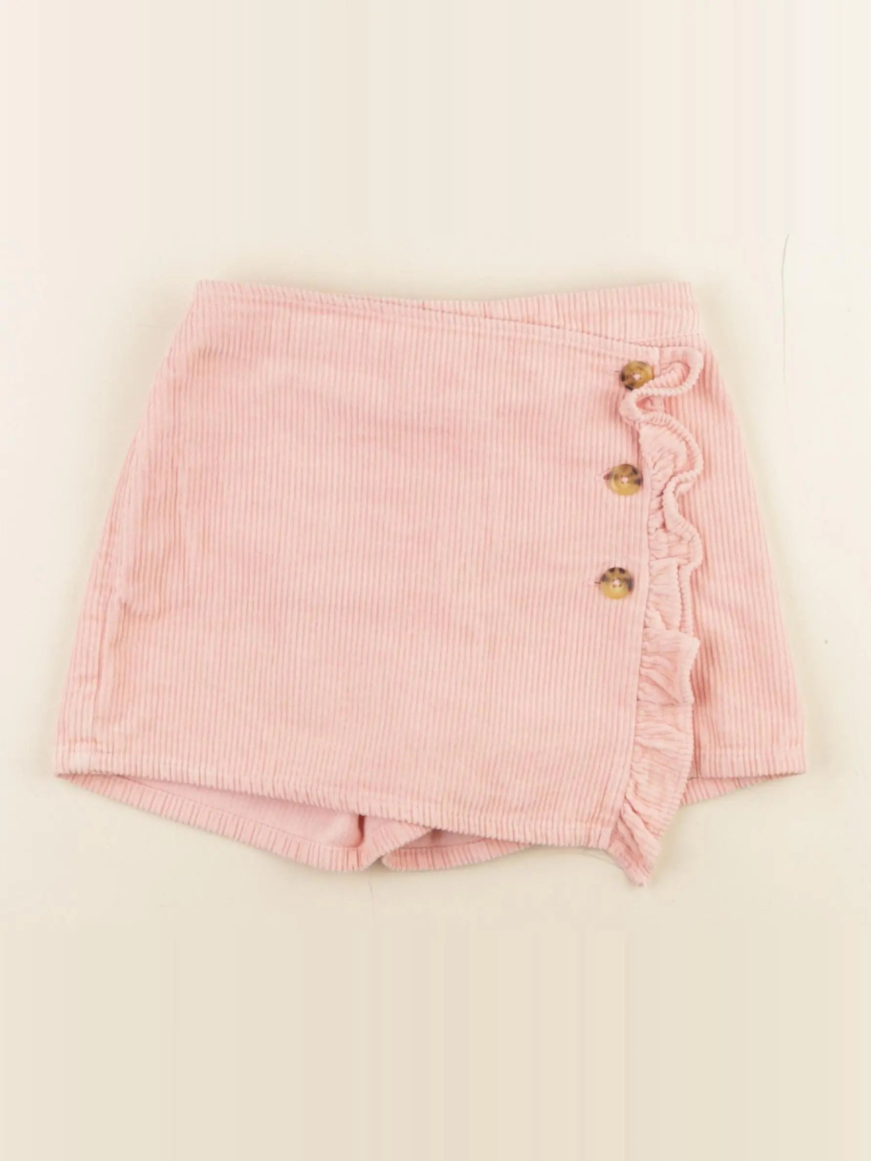 Vertbaudet - jupe short rose - 7 ans