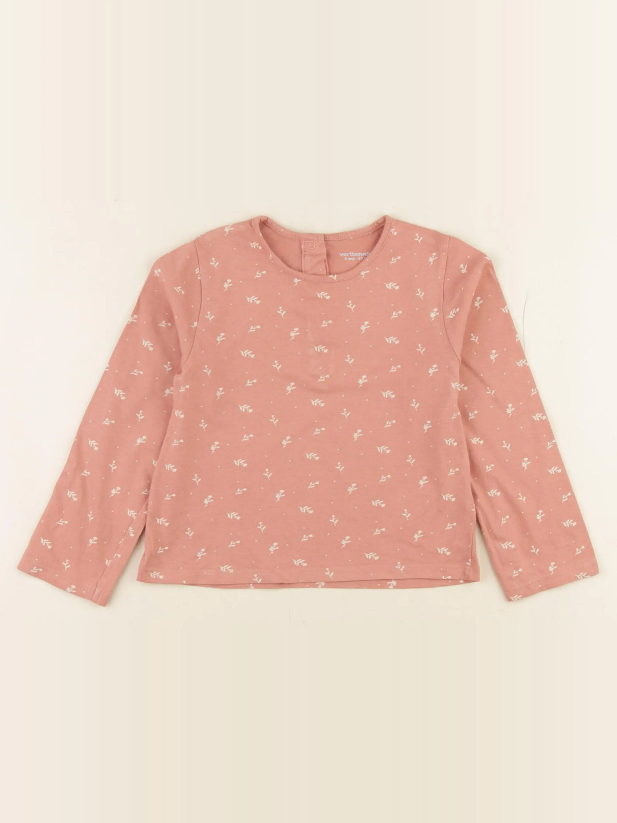 Vertbaudet - tee-shirt rose - 3 ans