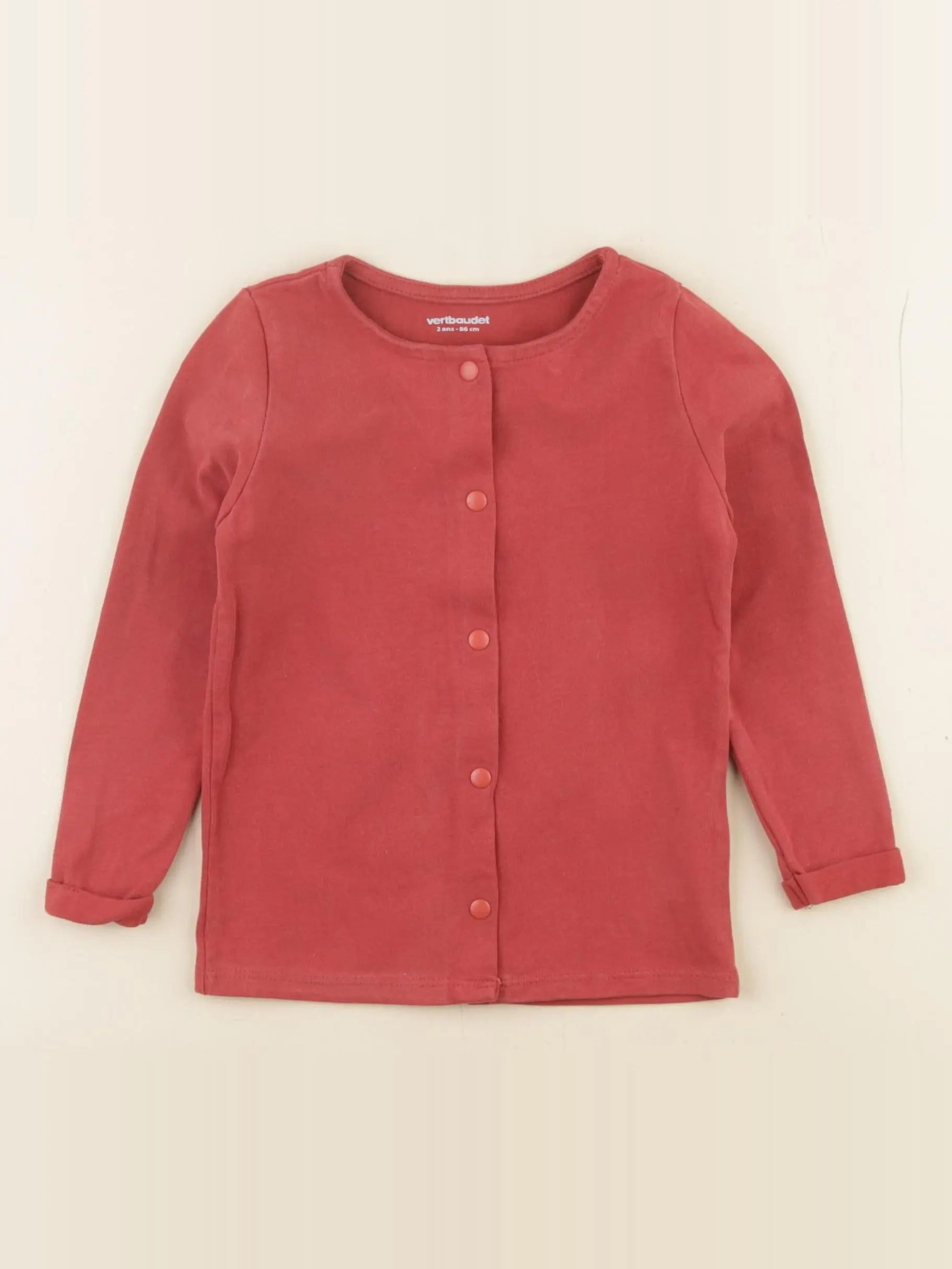 Vertbaudet - tee-shirt rose - 2 ans