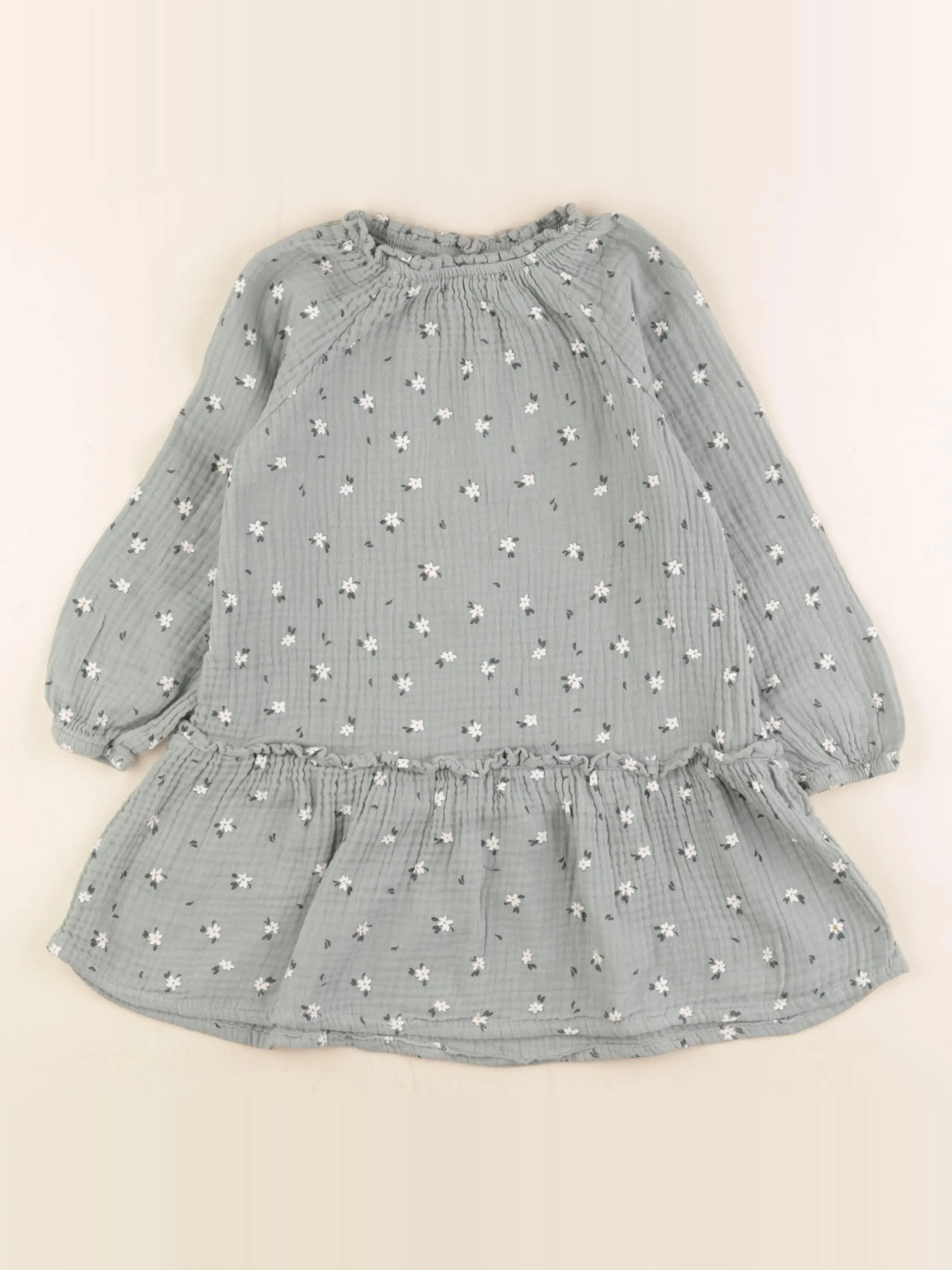 Vertbaudet - robe vert - 4 ans