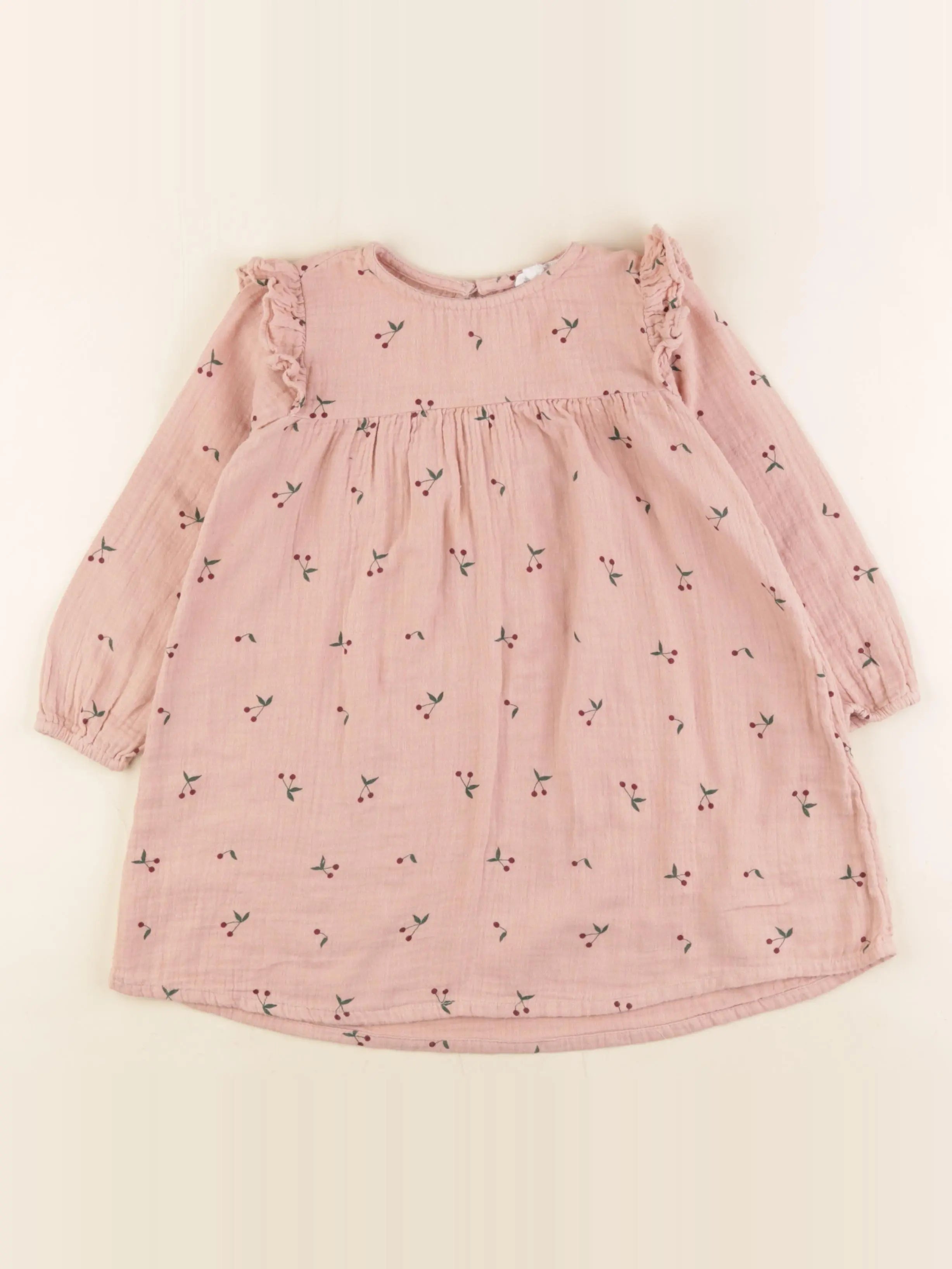 Vertbaudet - robe rose - 4 ans