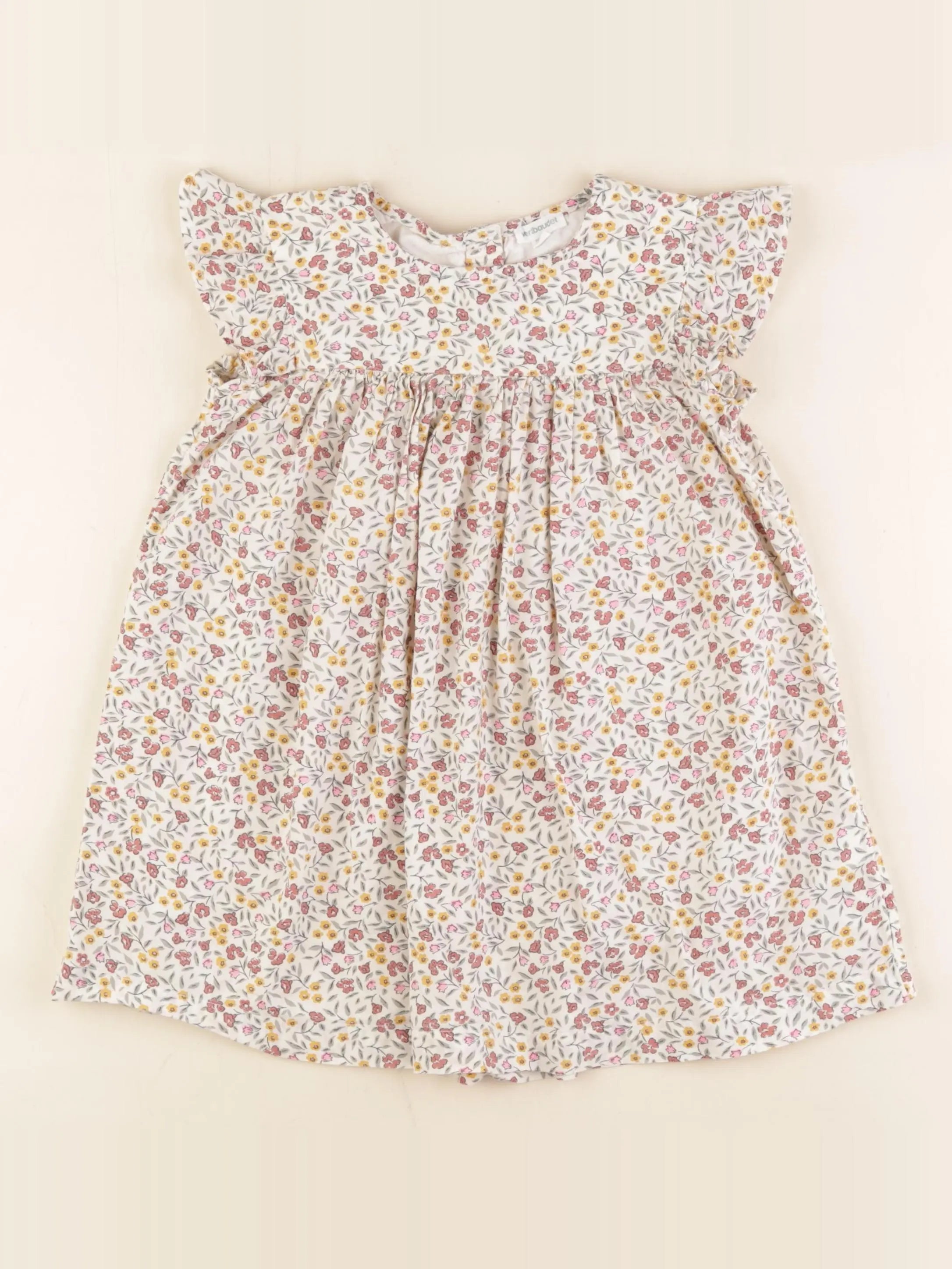 Vertbaudet - robe multicolore - 4 ans