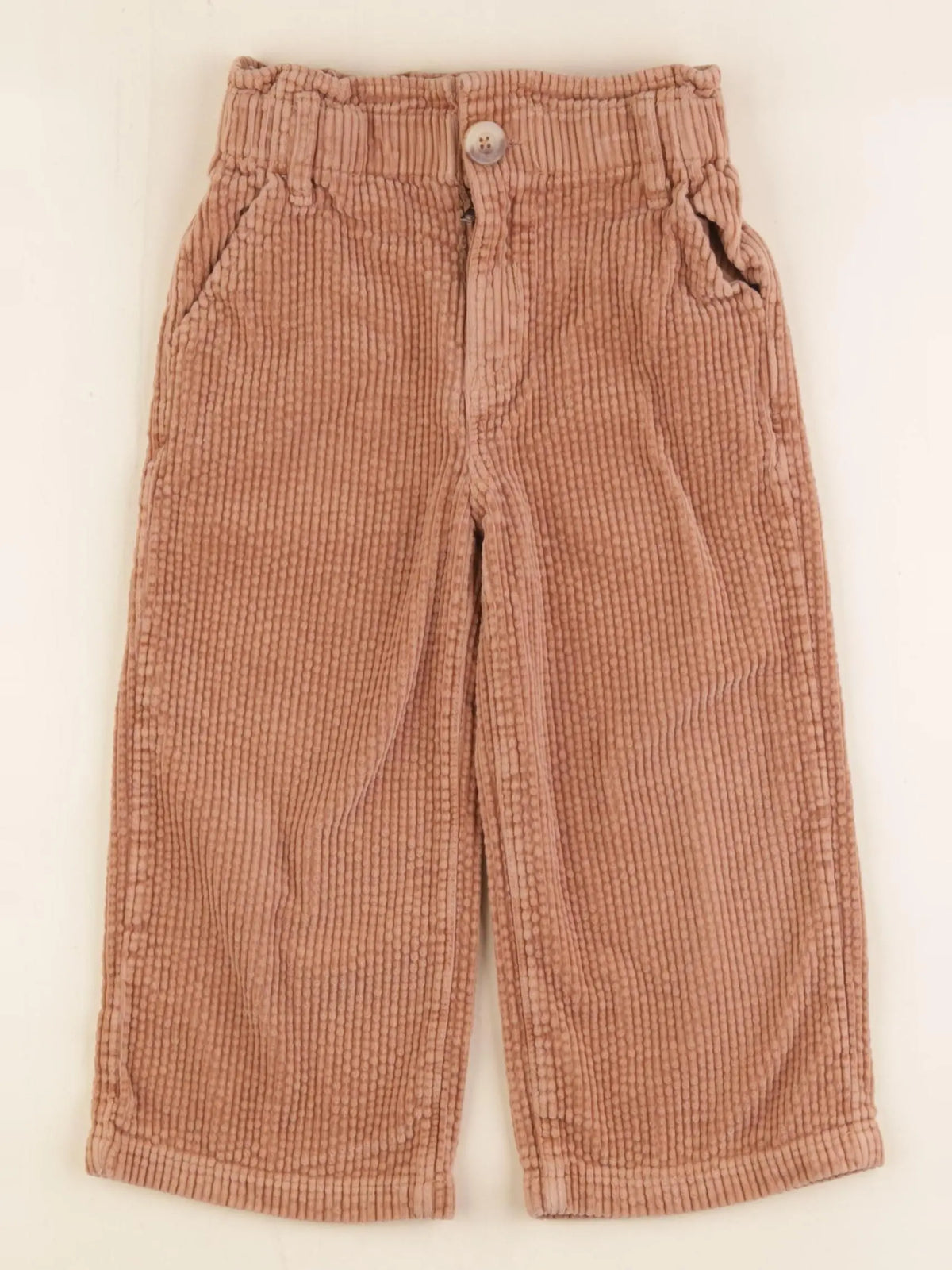 Vertbaudet - pantalon marron - 4 ans