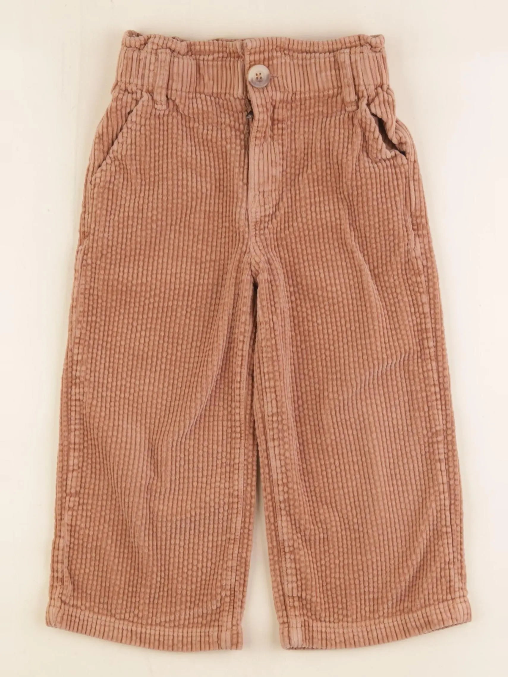 Vertbaudet - pantalon marron - 4 ans