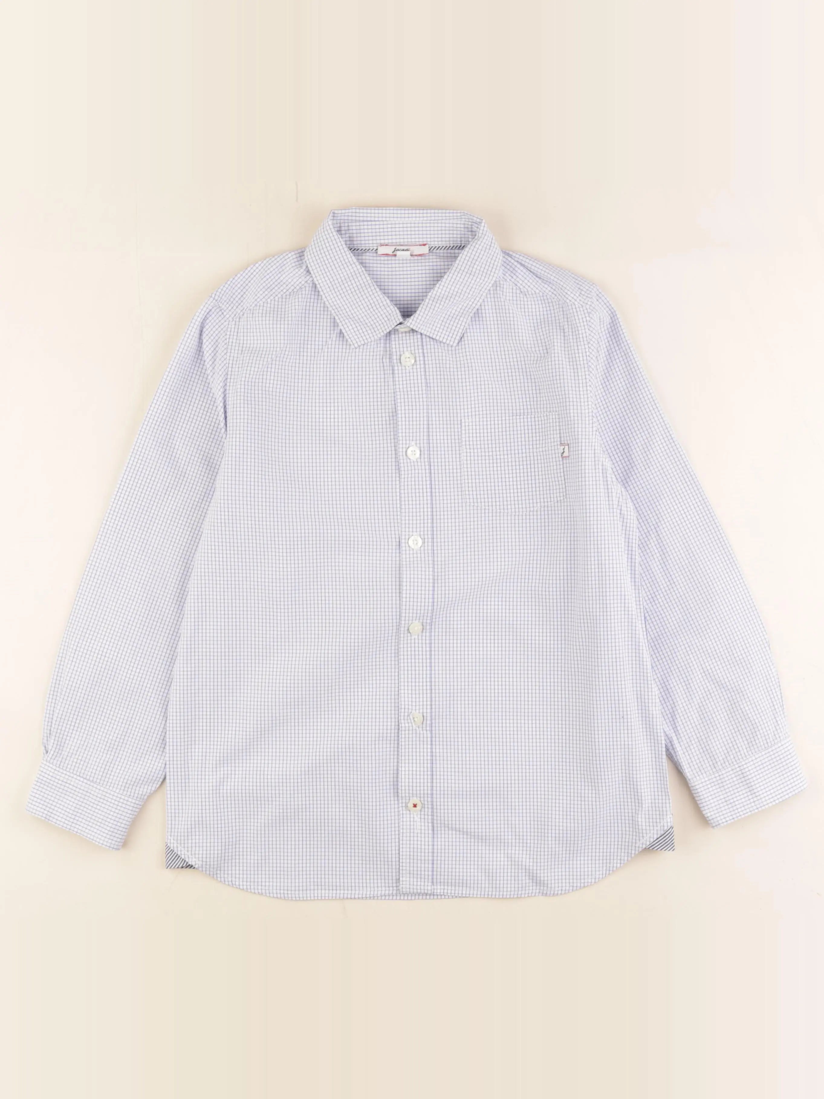 Jacadi - chemise blanc, bleu - 10 ans