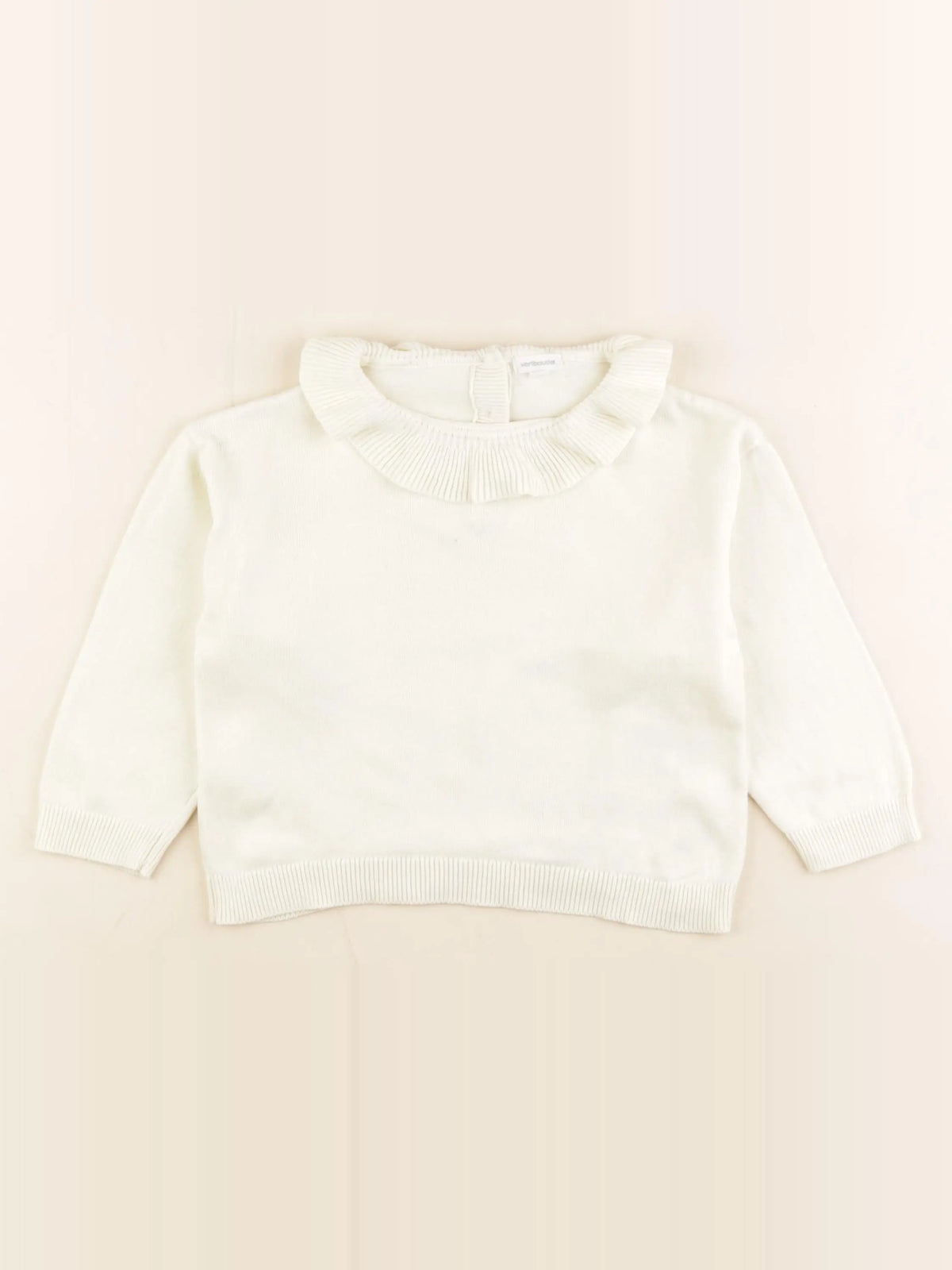 Vertbaudet - pull jaune - 24 mois