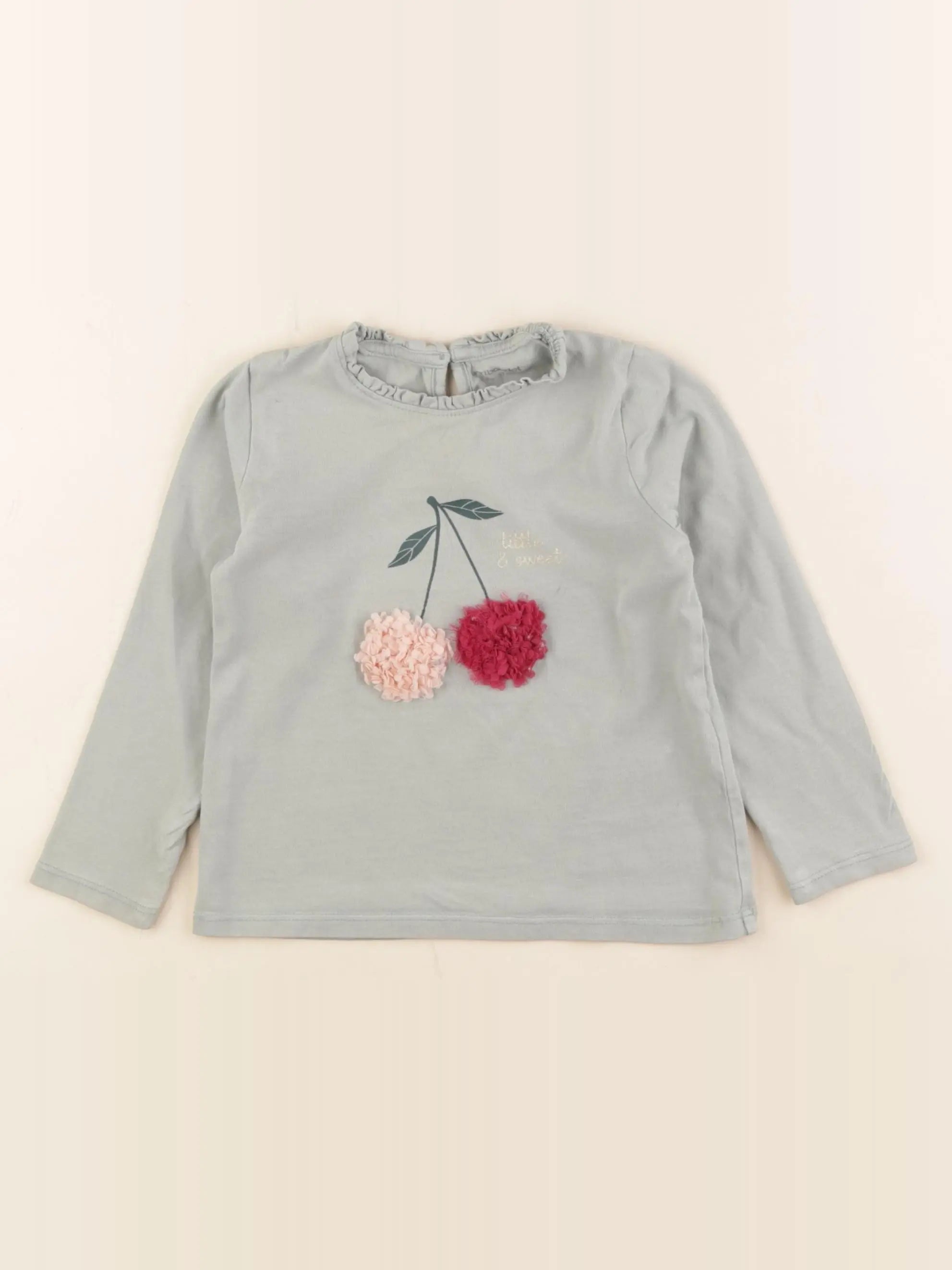 Vertbaudet - tee-shirt vert - 3 ans