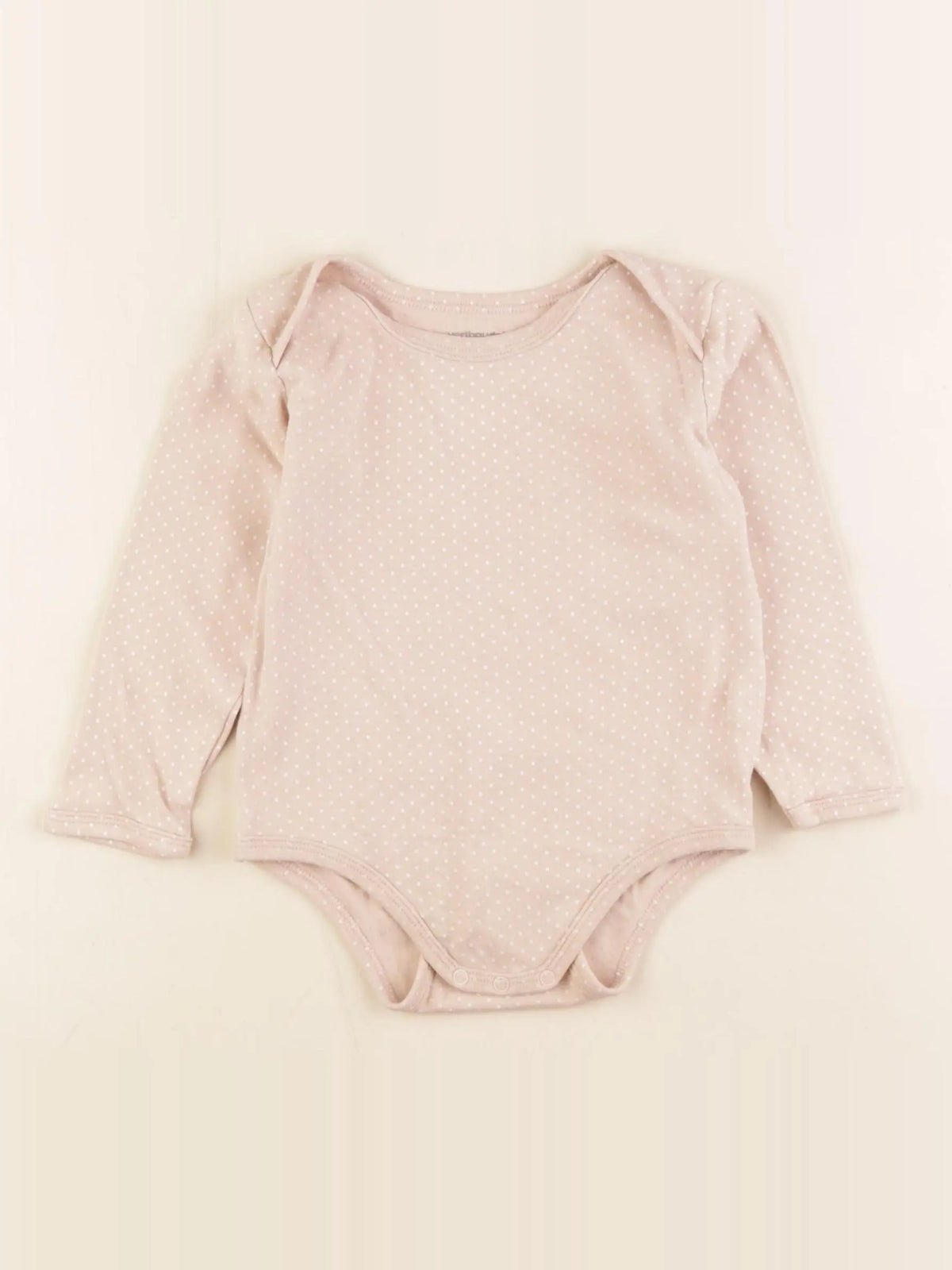 Vertbaudet - body rose, blanc - 36 mois