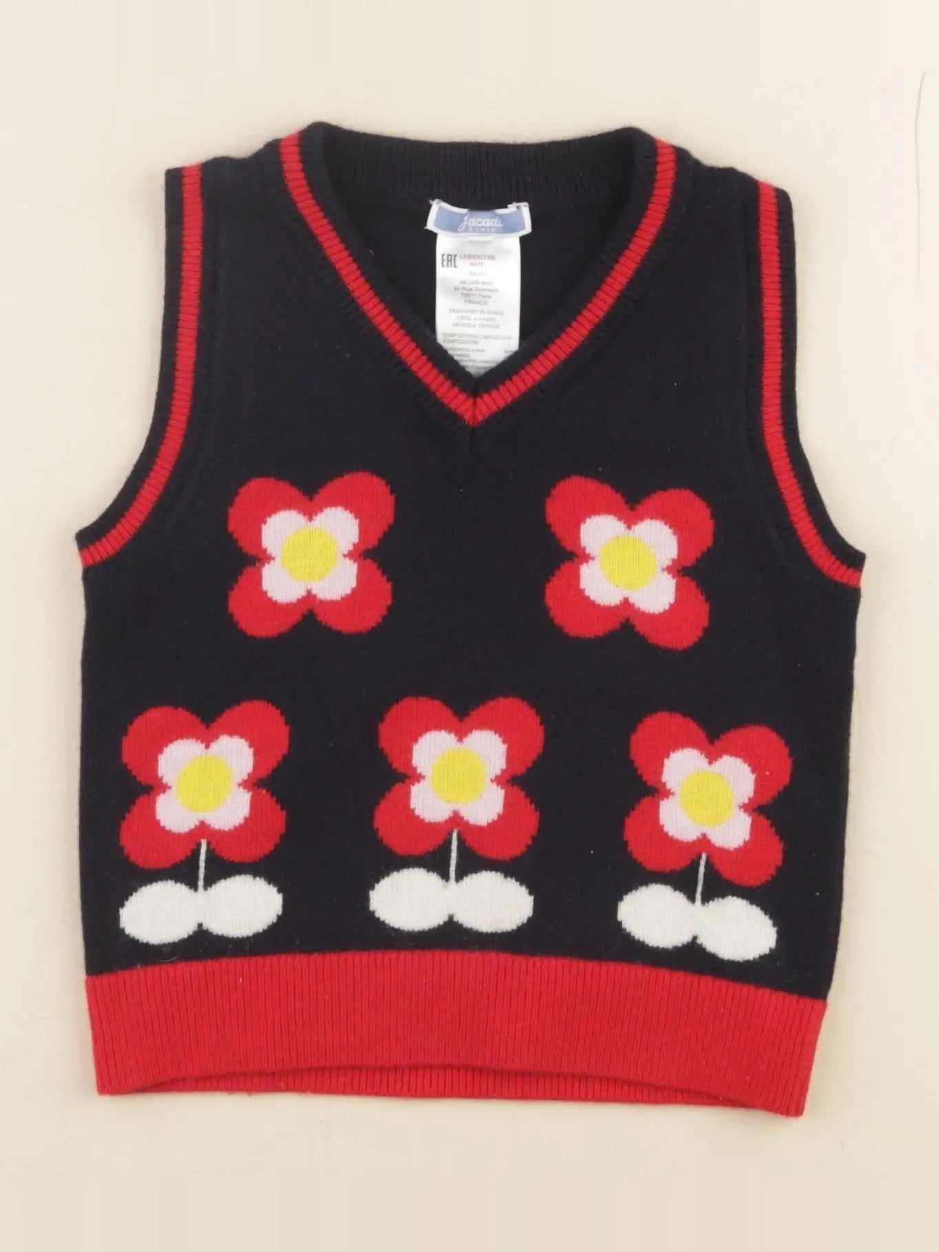 Jacadi - pull bleu - 4 ans