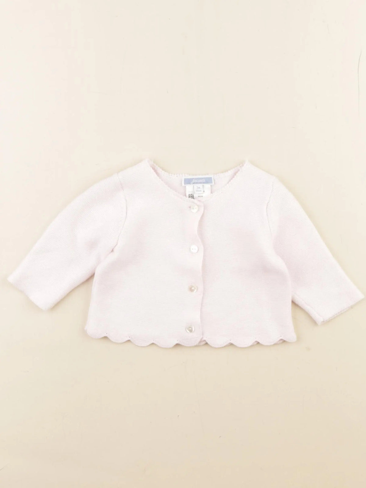 Jacadi - gilet rose - 3 mois