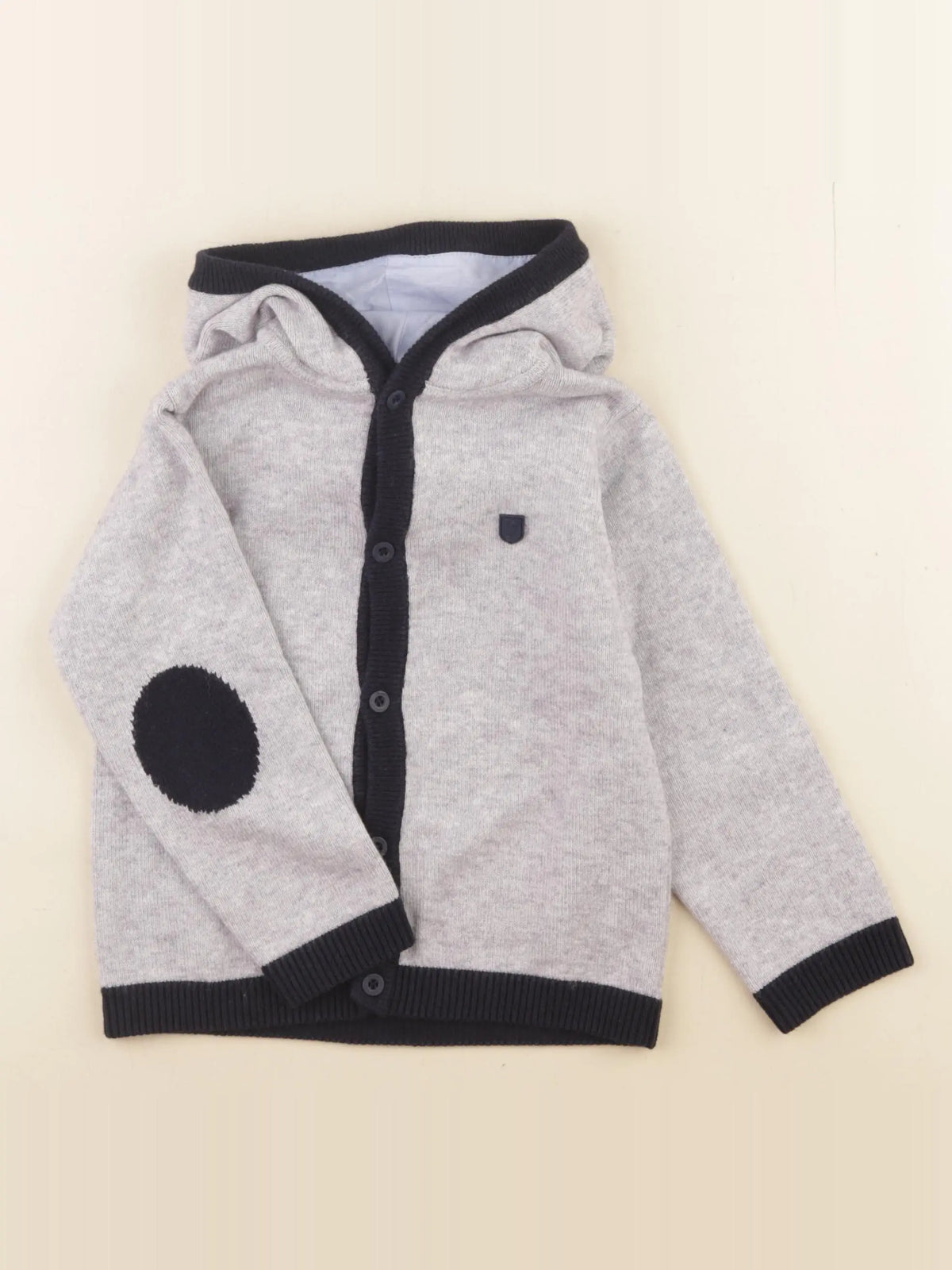 Jacadi - gilet gris - 36 mois