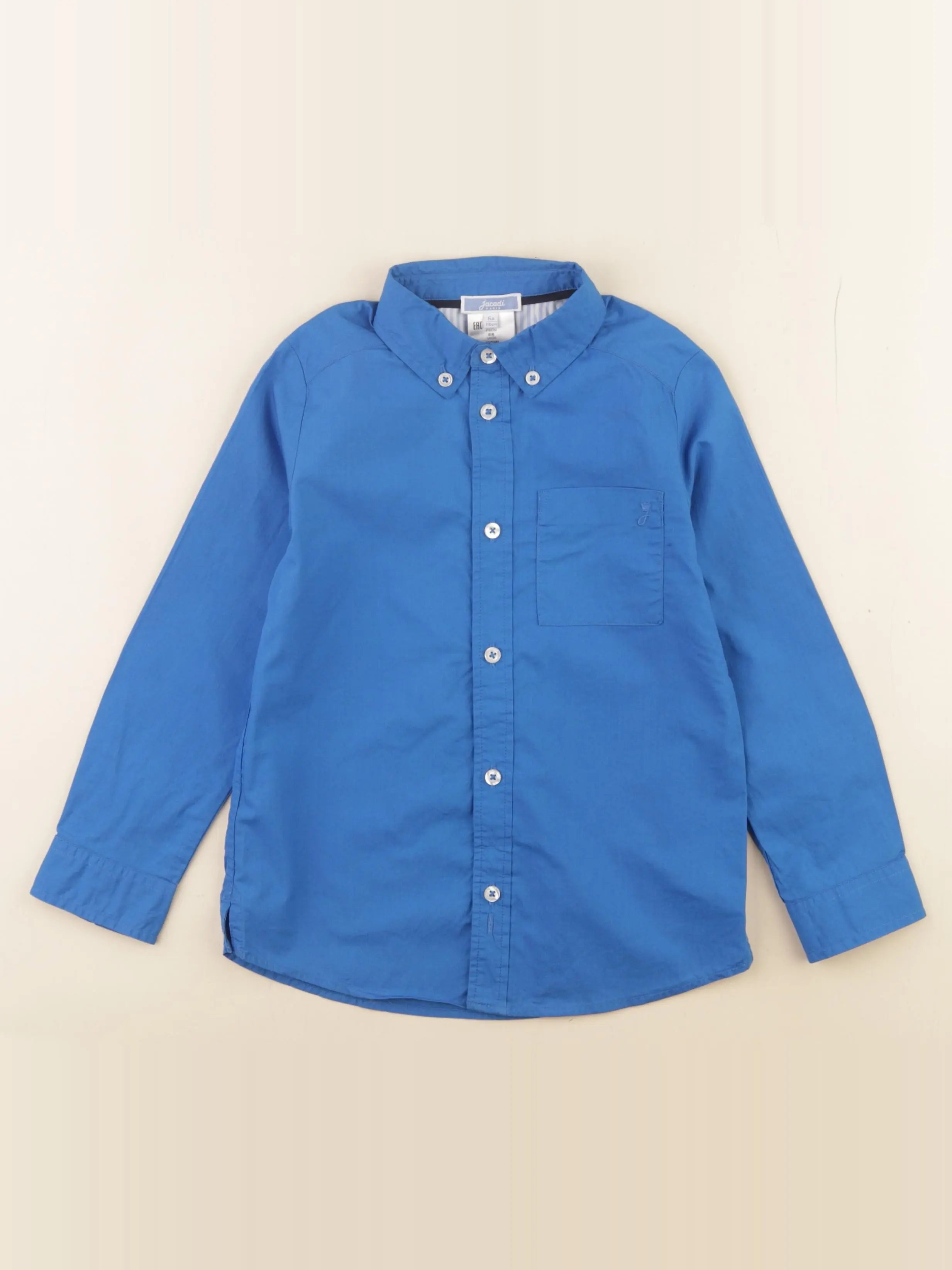 Jacadi - chemise bleu - 6 ans