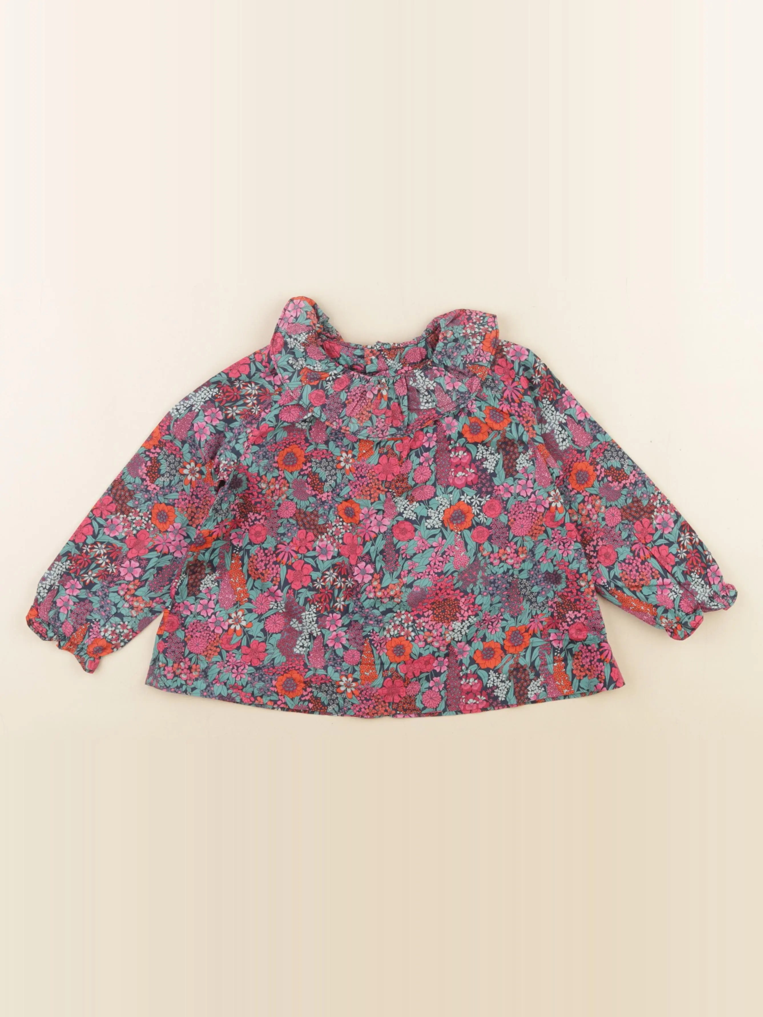 Jacadi - blouse liberty multicolore - 36 mois