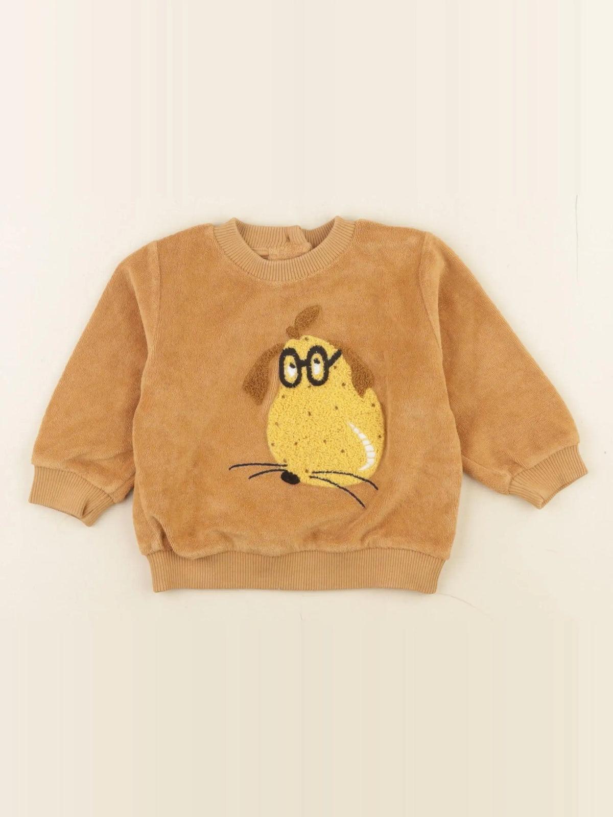 Emile et Ida - sweat marron - 12 mois