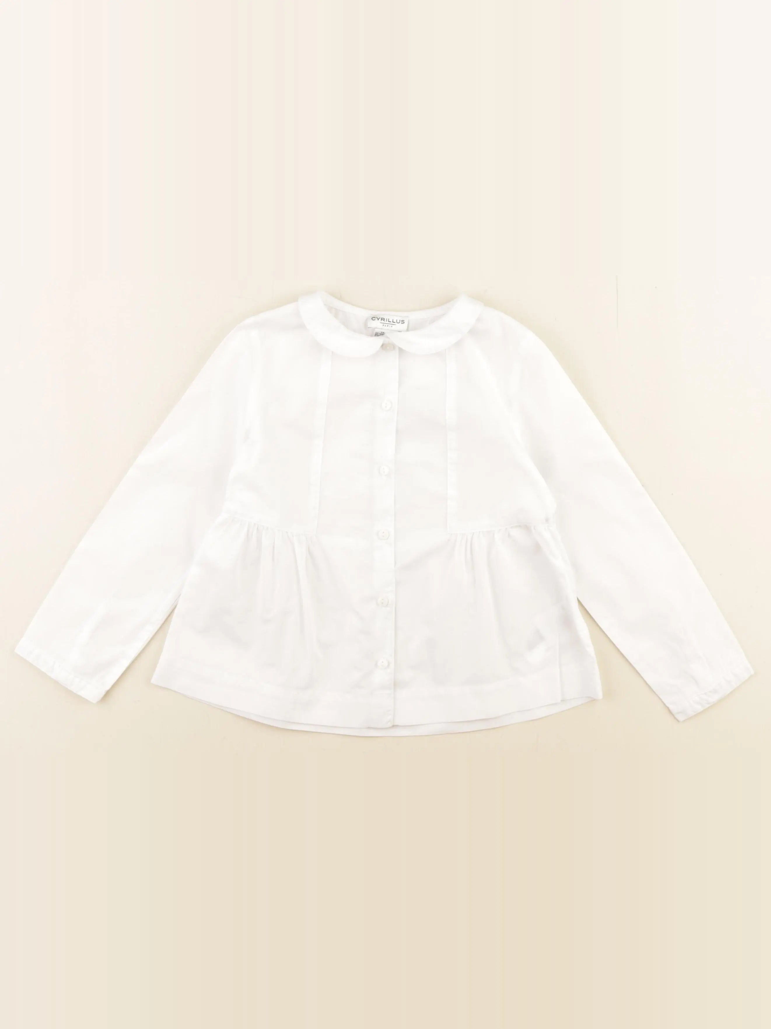 Cyrillus - blouse blanc - 4 ans