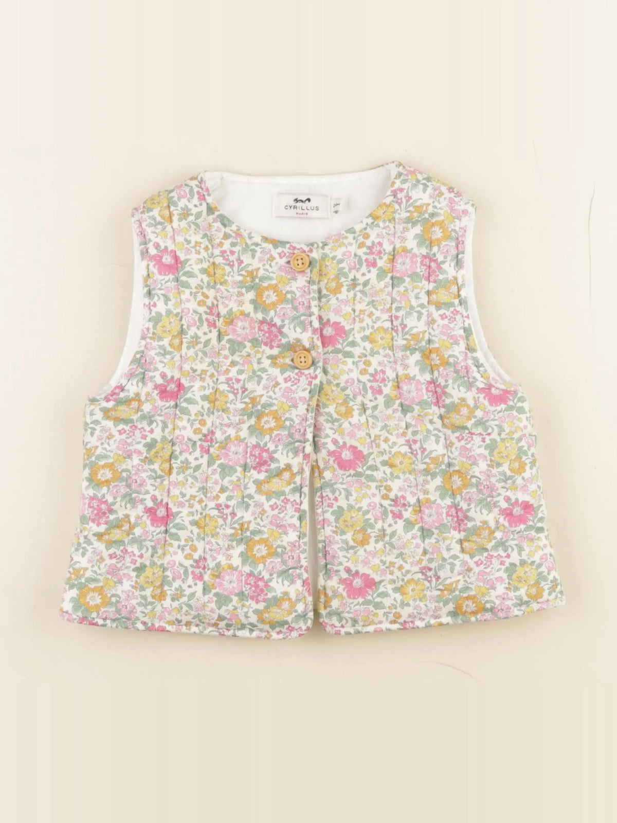 Cyrillus - gilet multicolore - 24 mois