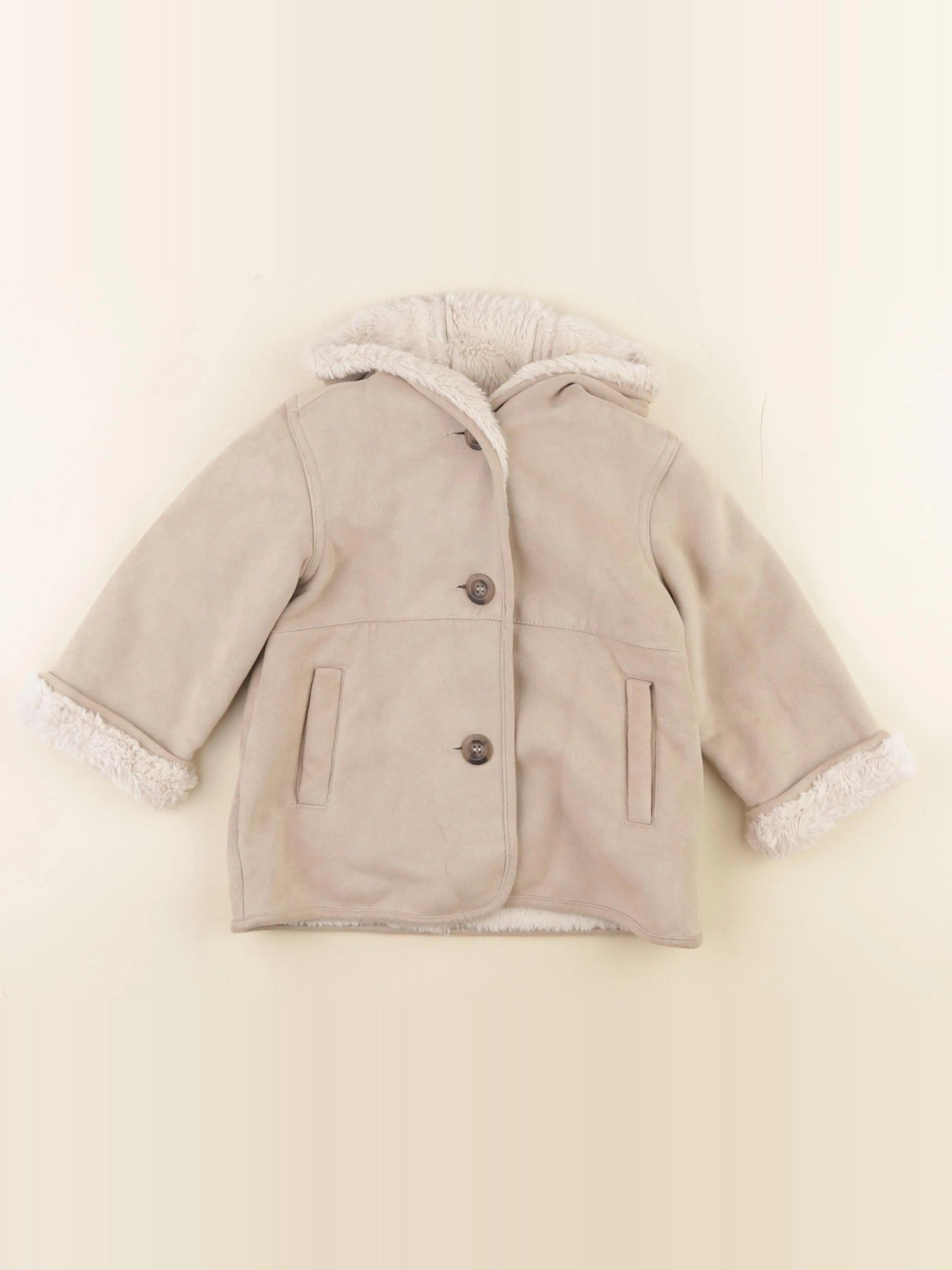 Zara - manteau beige - 2/3 ans