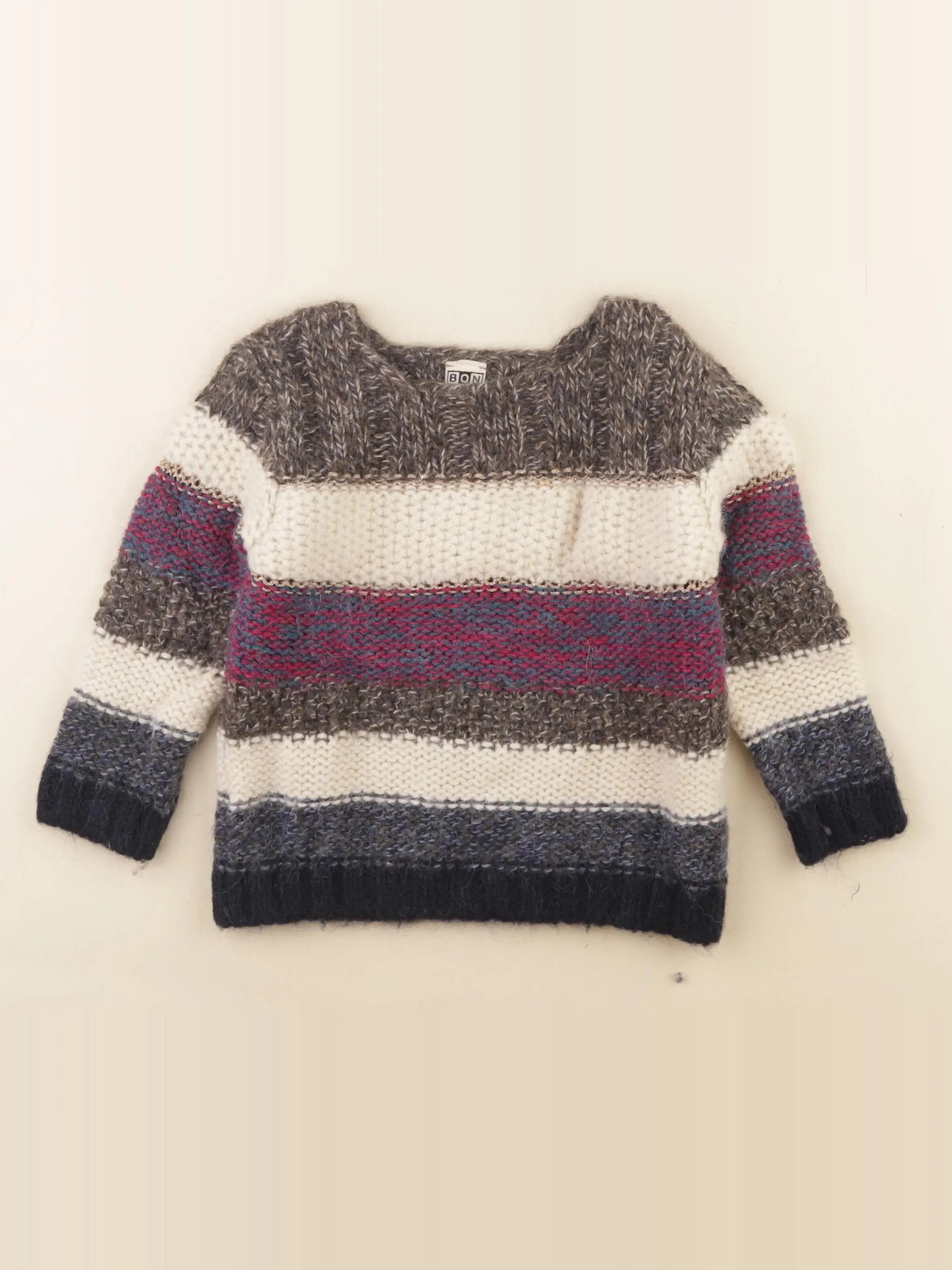 Bonton - pull multicolore - 4 ans
