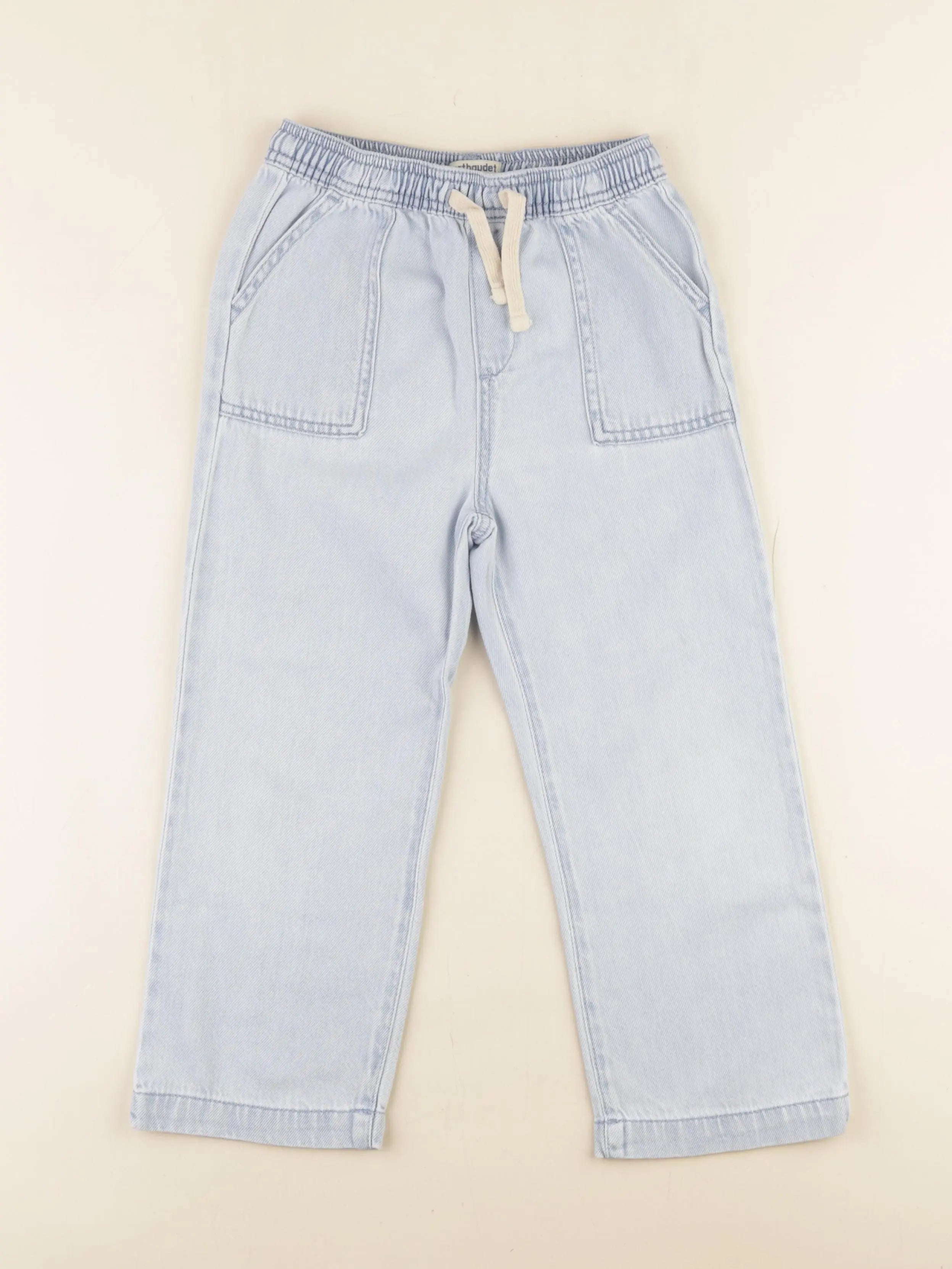 Vertbaudet - pantalon bleu - 6 ans