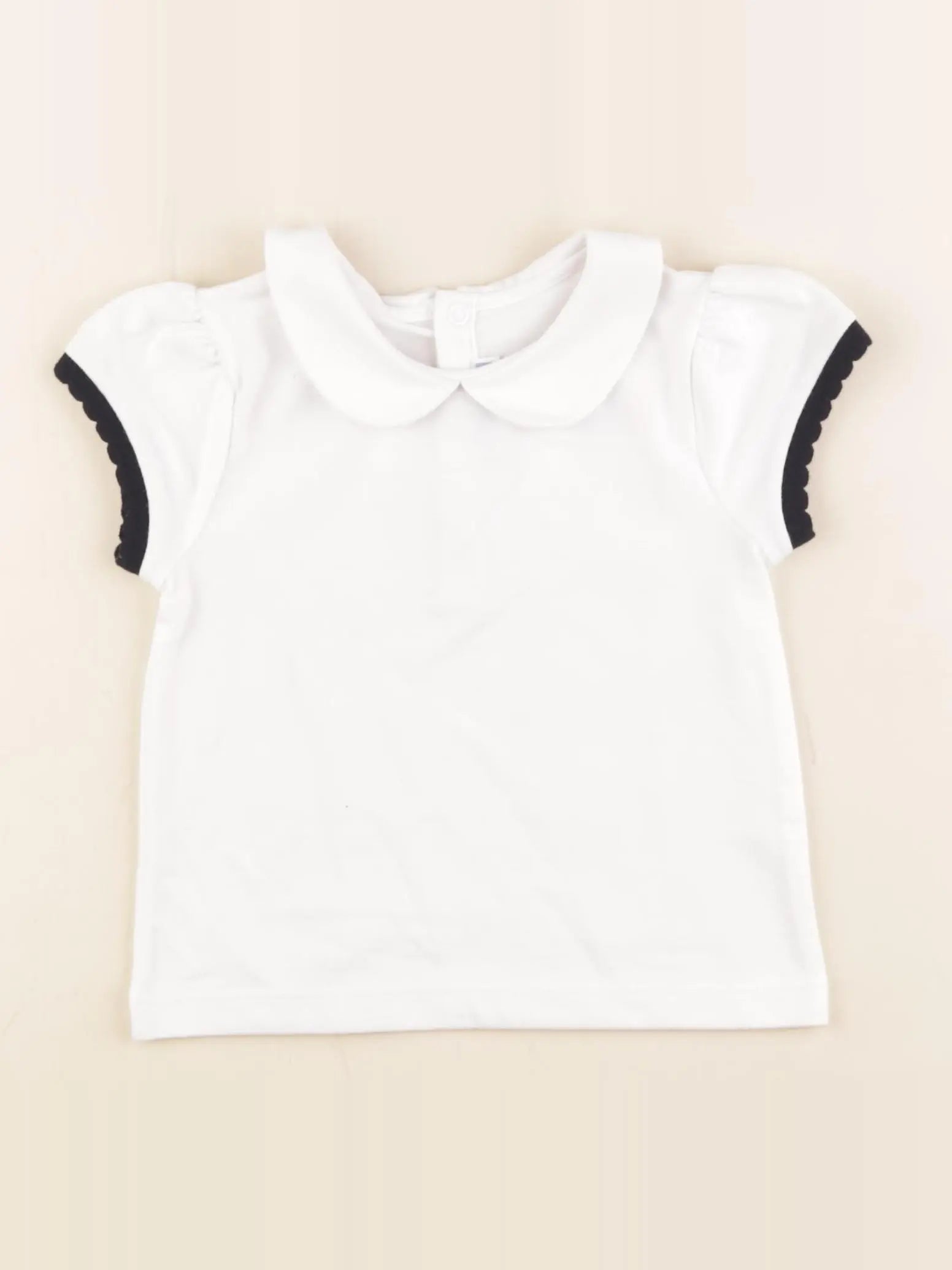 Jacadi - polo blanc - 24 mois