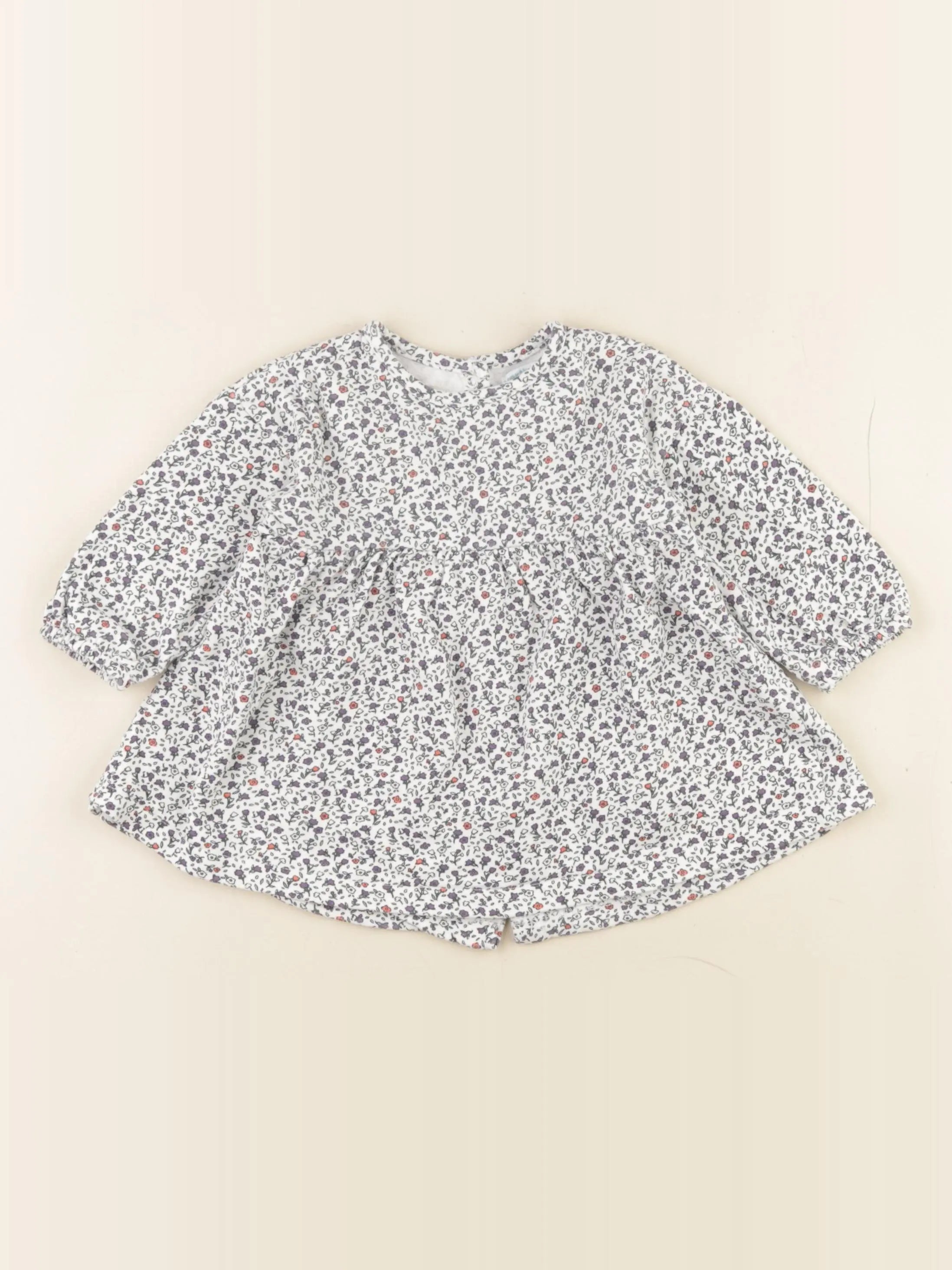 Vertbaudet - robe blanc - 9 mois