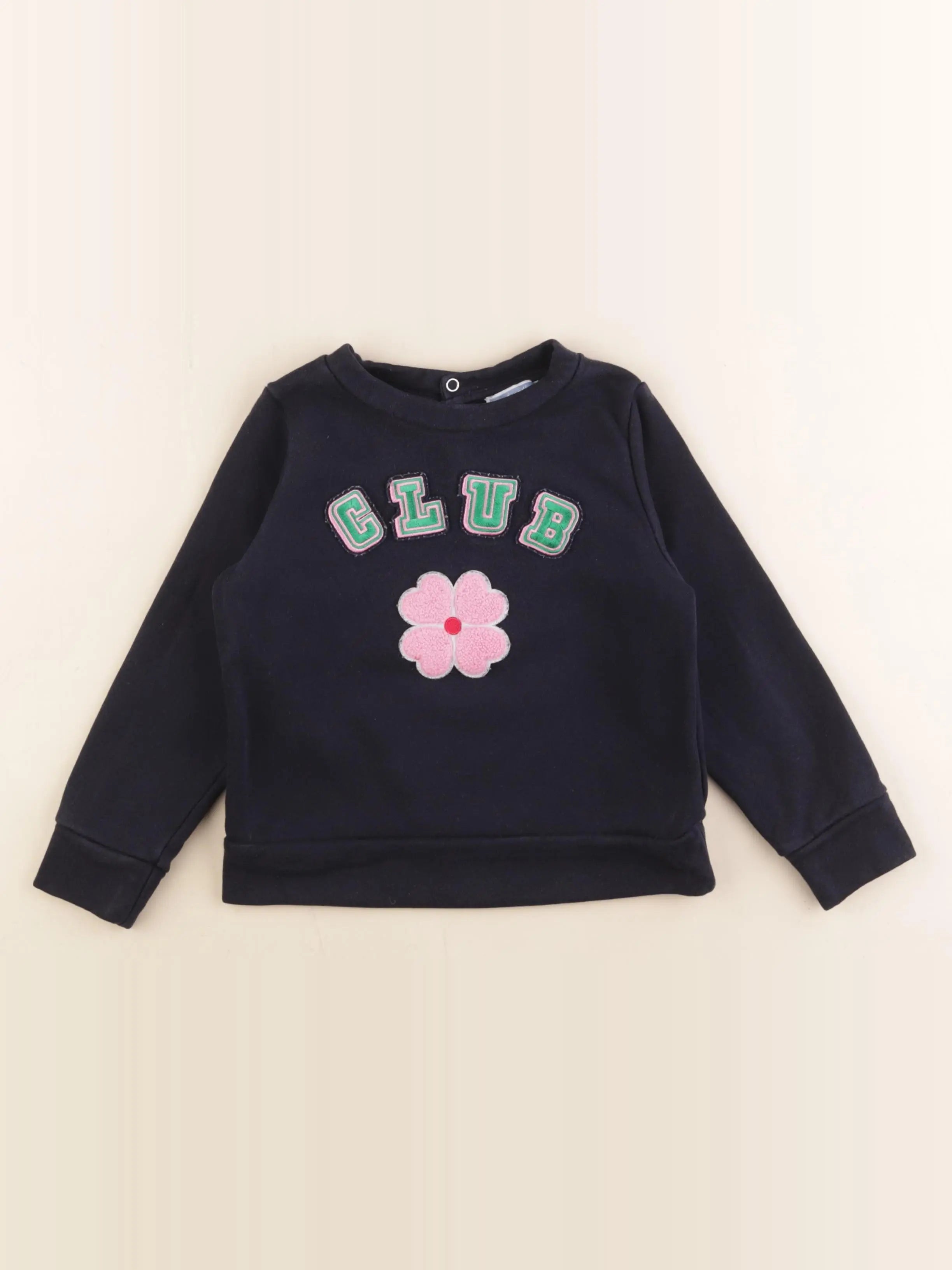 Jacadi - sweat bleu - 4 ans