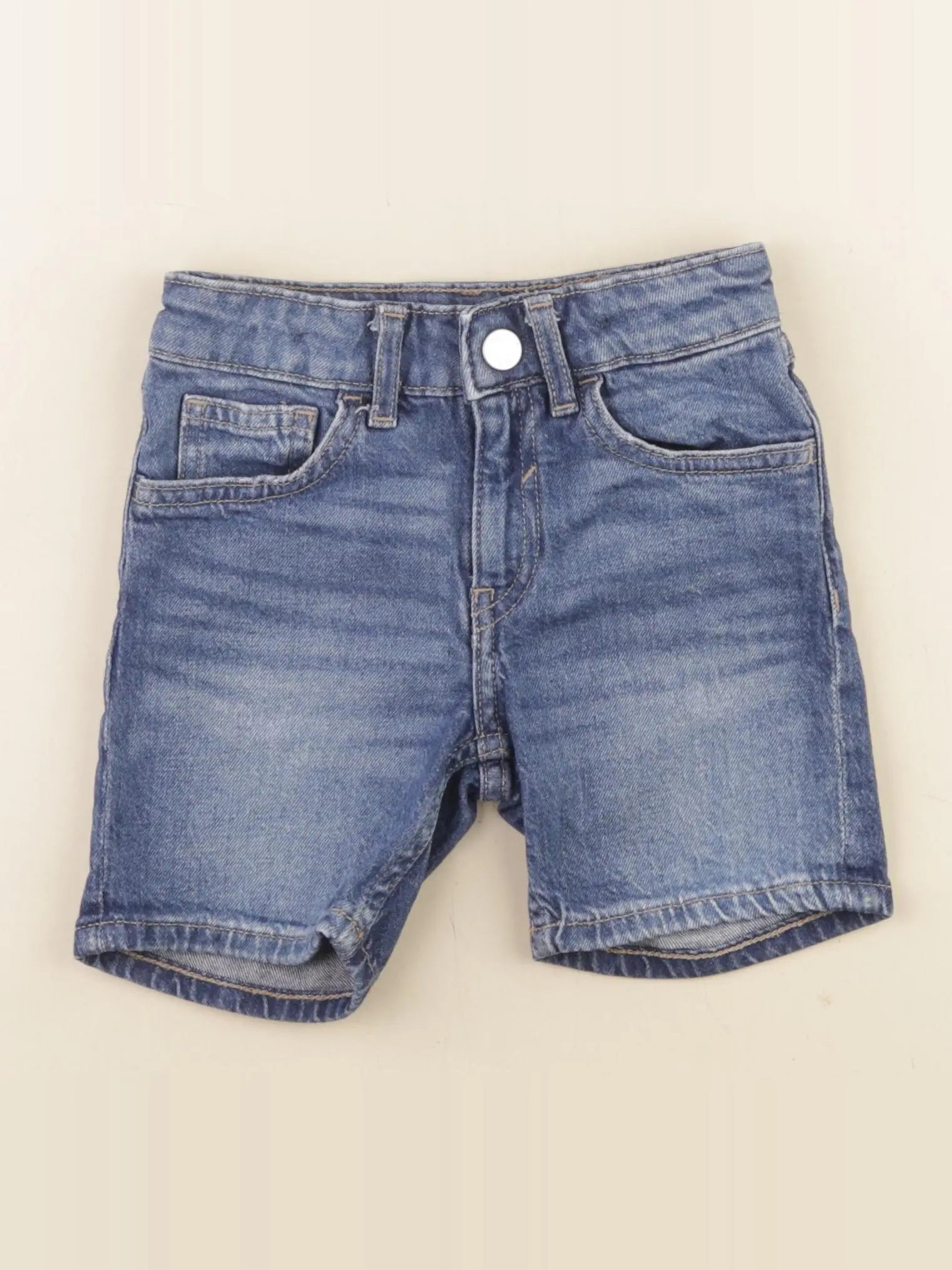 H&M - short bleu - 2/3 ans