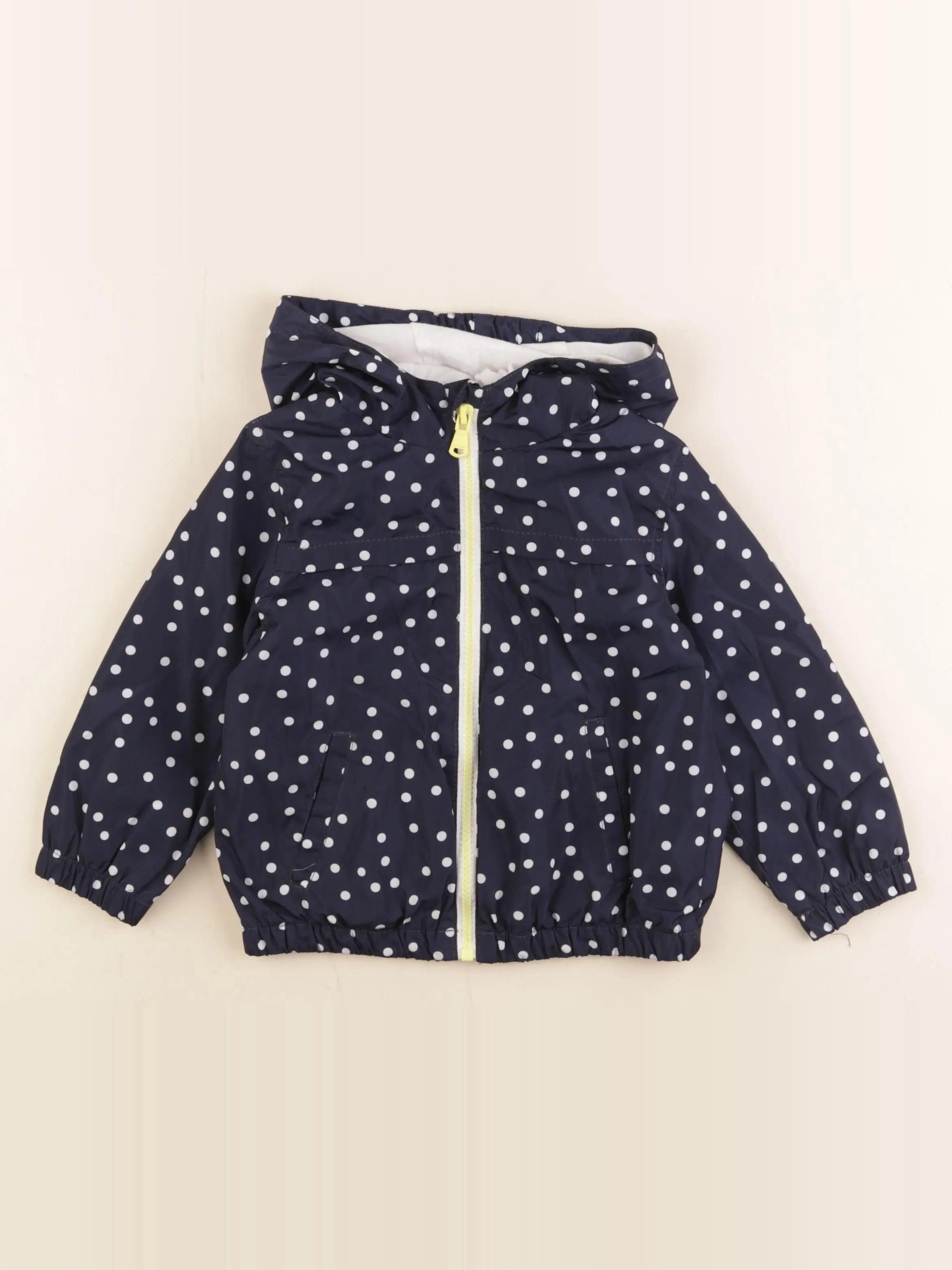 Zara - imperméable bleu - 2/3 ans