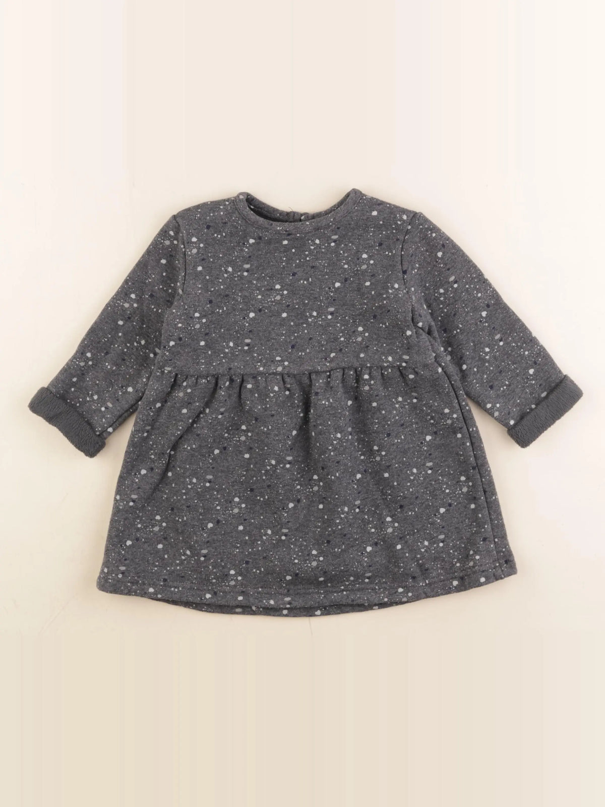 Zara - robe gris - 18/24 mois