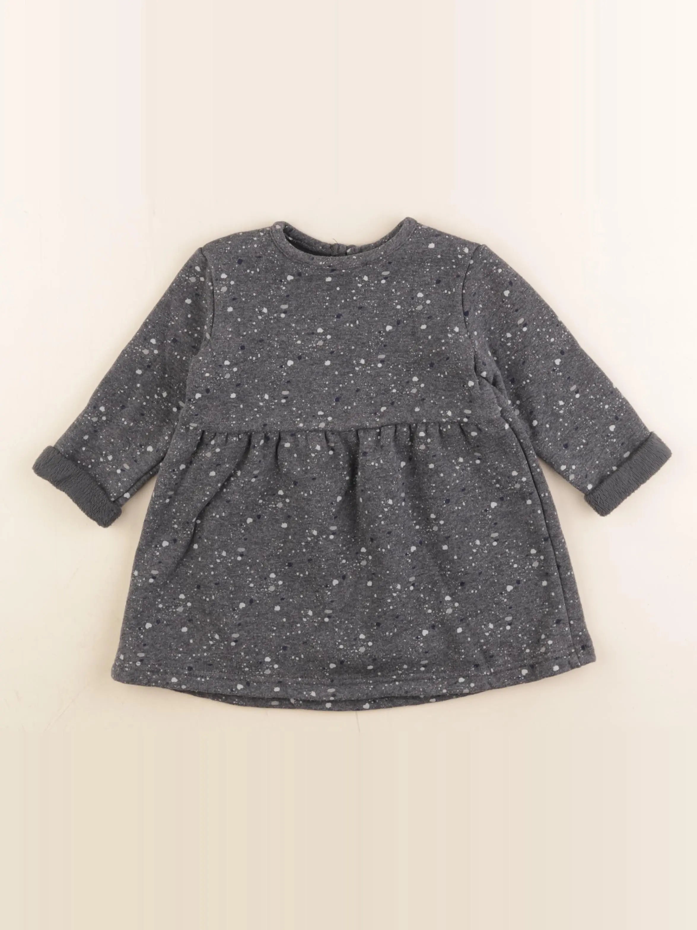 Zara - robe gris - 18/24 mois