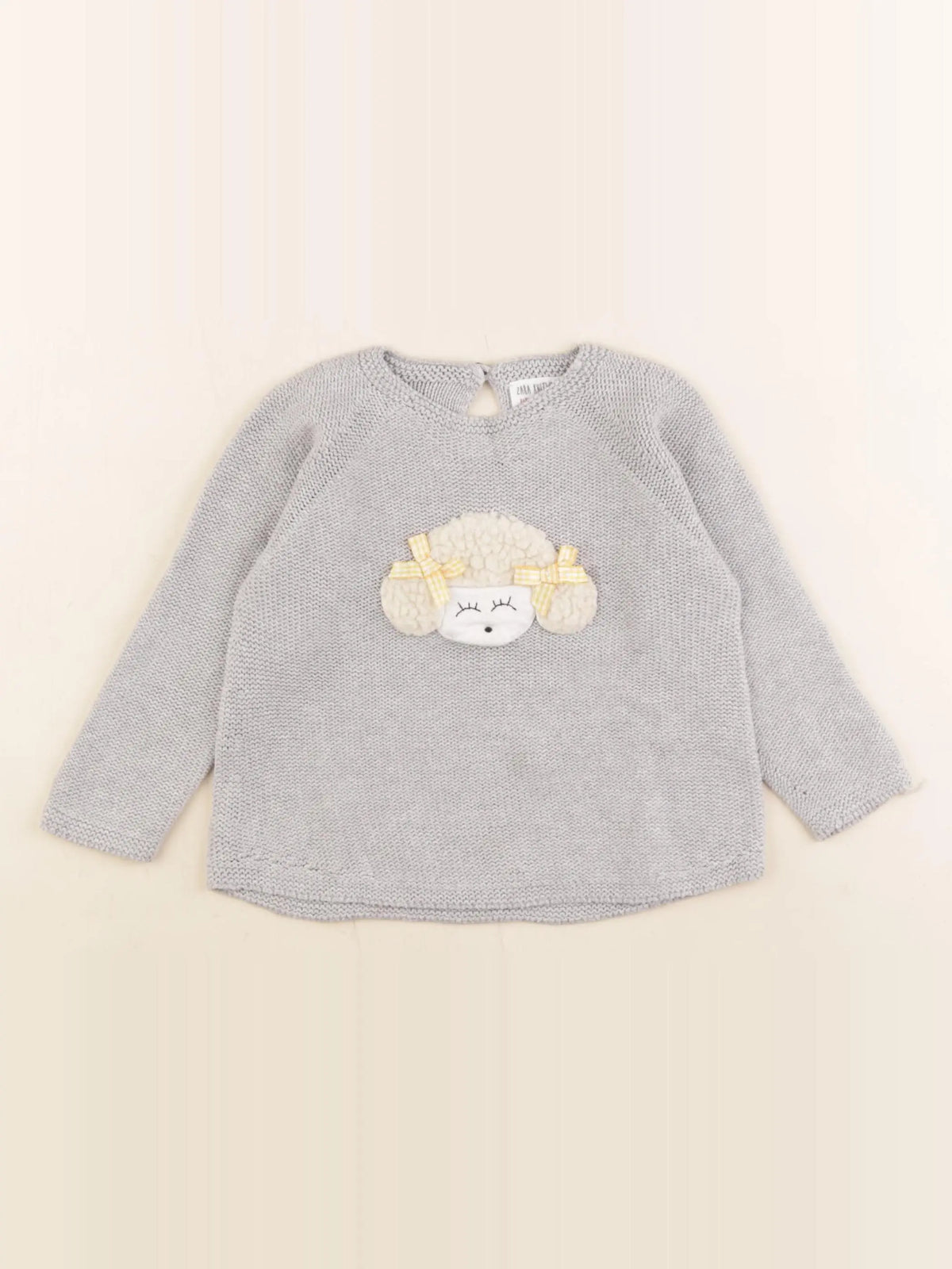 Zara - pull gris - 12/18 mois