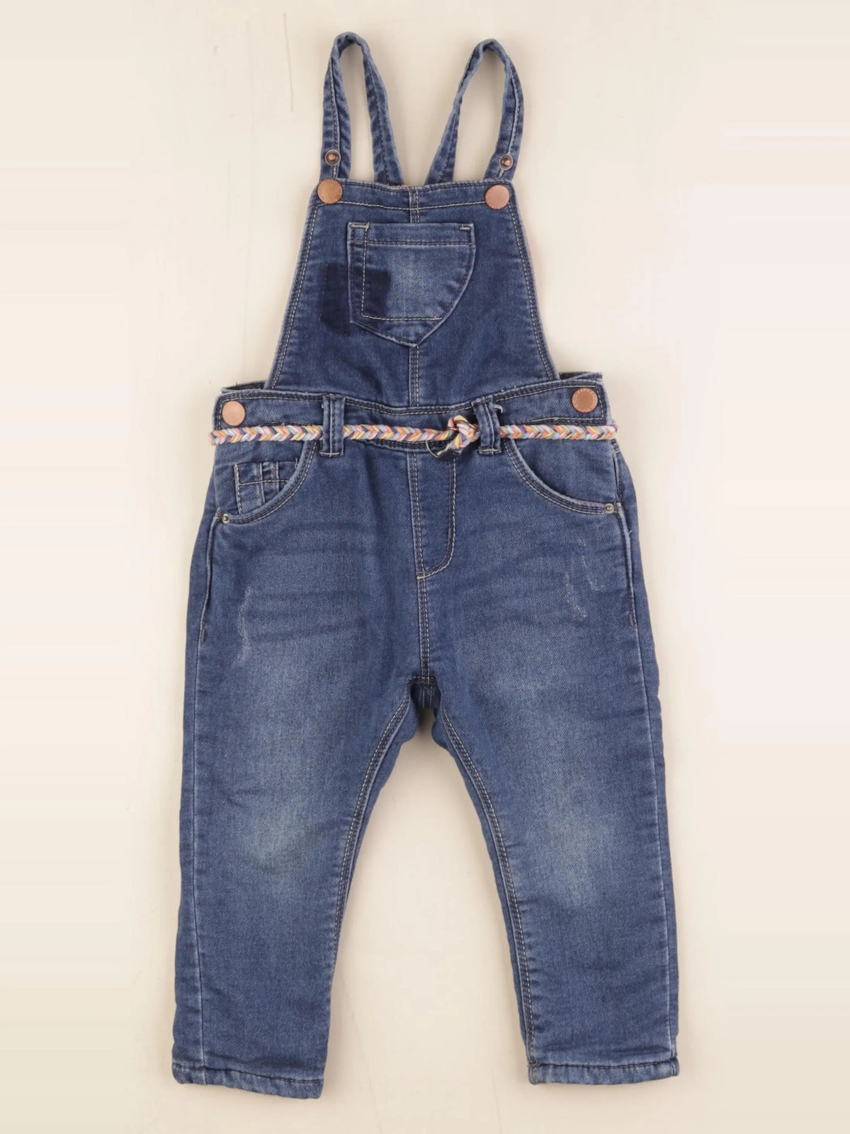 Zara - salopette bleu - 12/18 mois