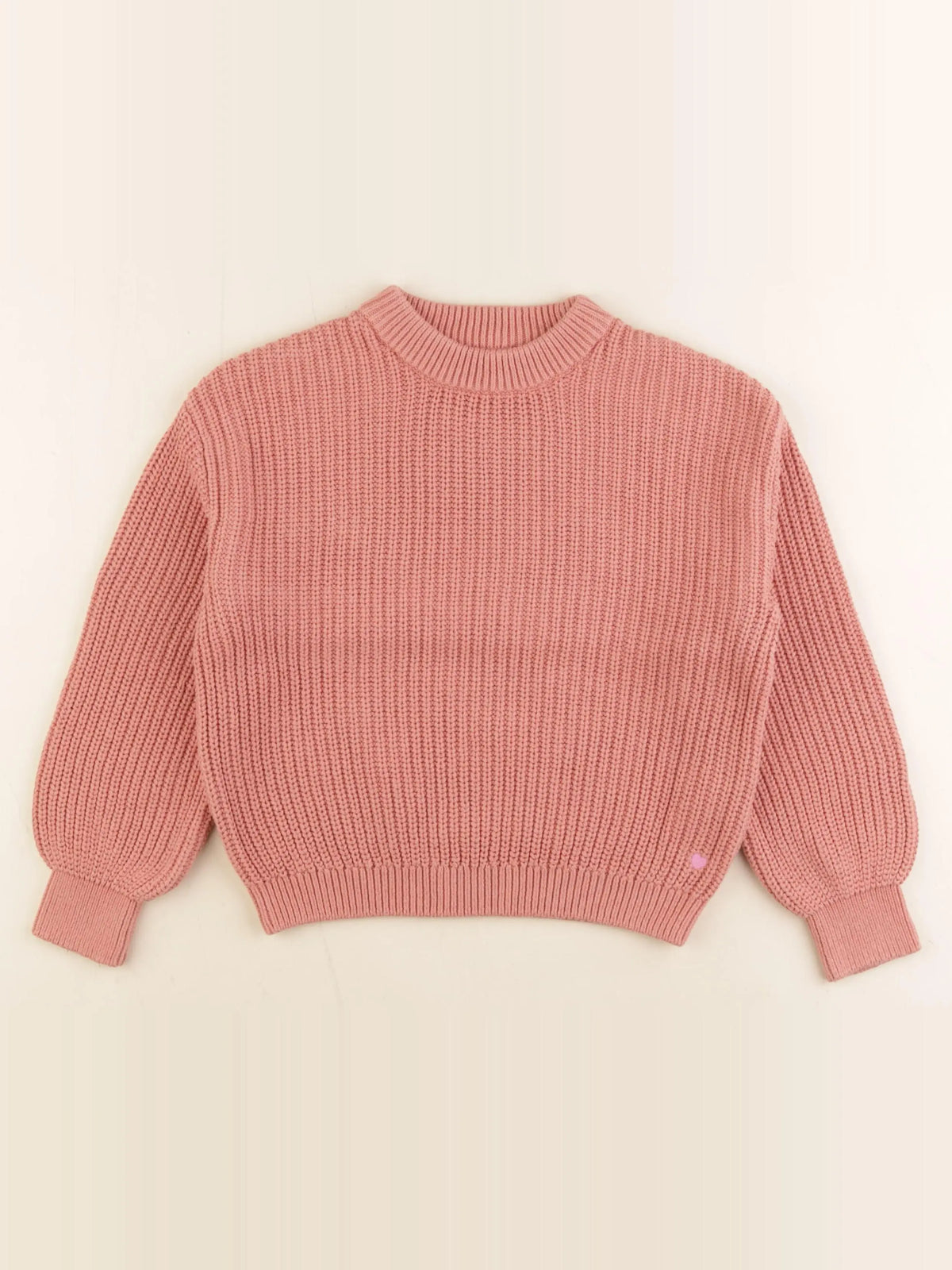 Vertbaudet - pull rose - 7 ans