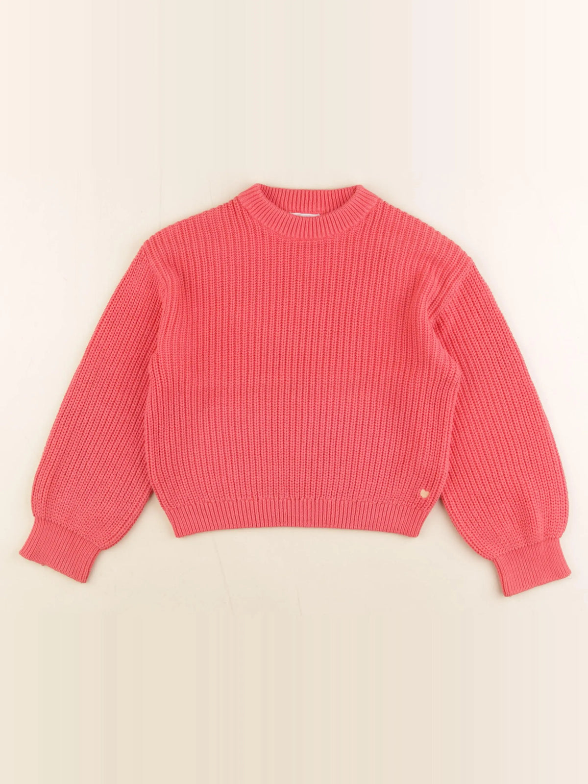 Vertbaudet - pull rose - 7 ans