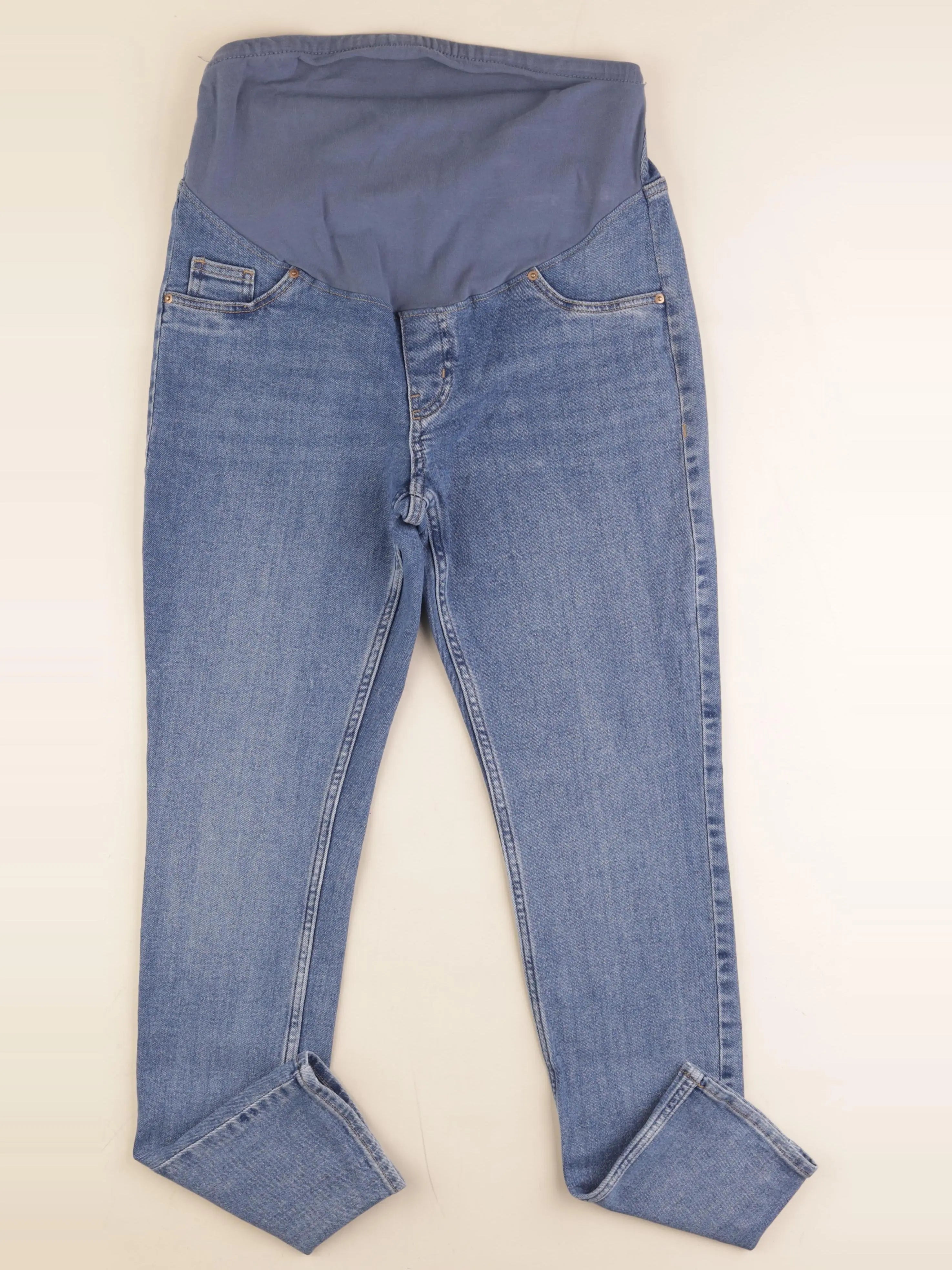 H&M - jean grossesse bleu - m