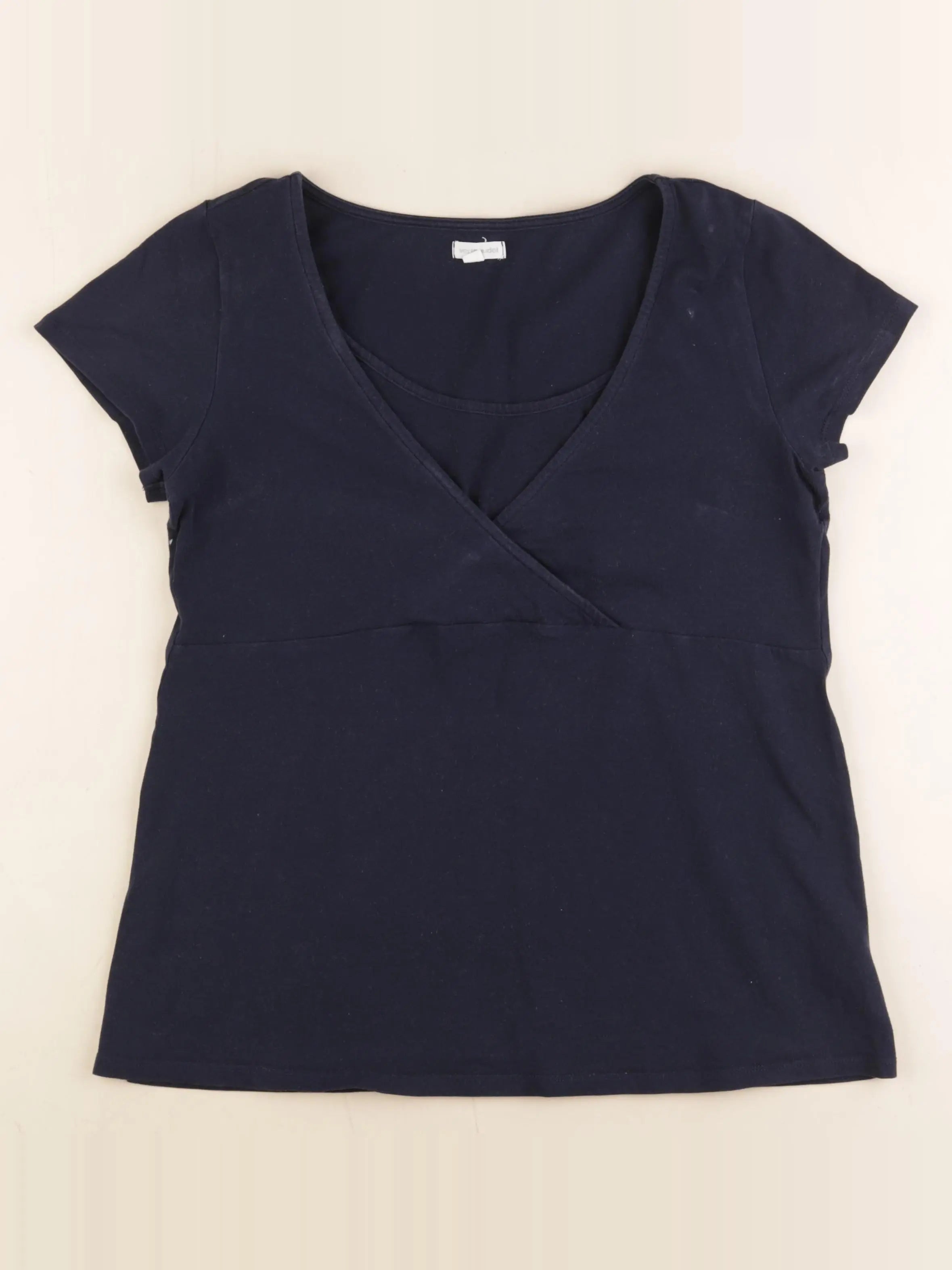 Vertbaudet - tee-shirt grossesse, allaitement bleu - 38 à 40