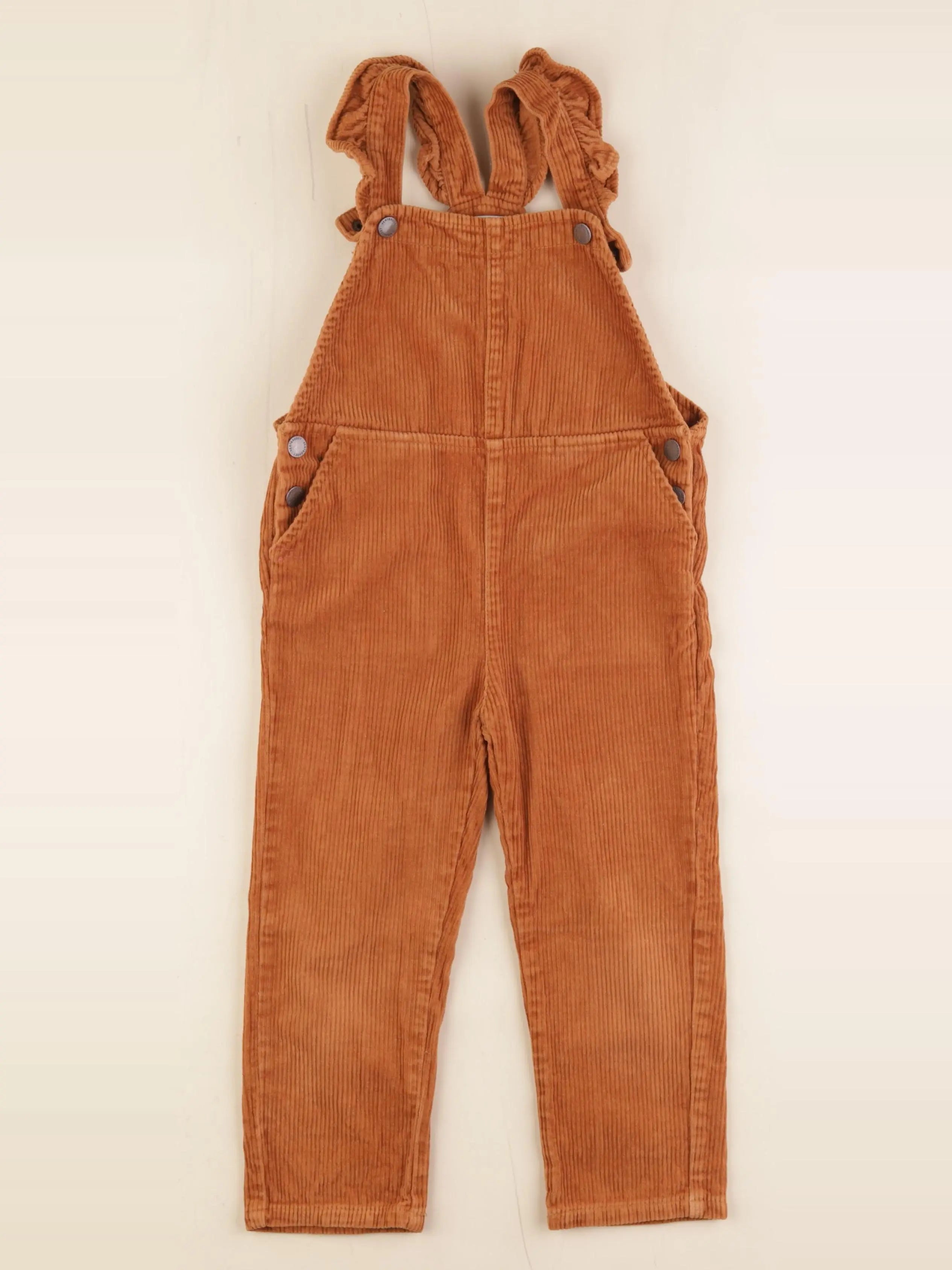 Vertbaudet - salopette marron - 4 ans