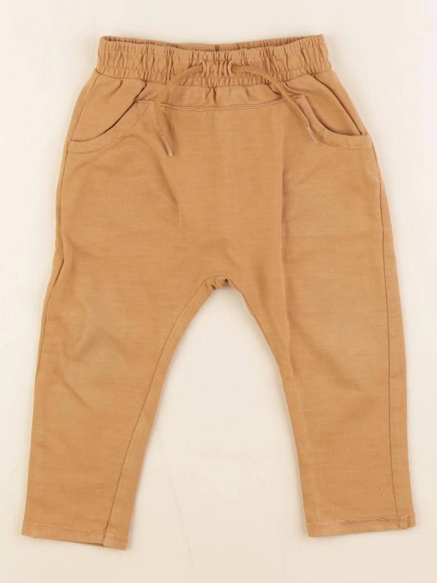 Vertbaudet - sarouel marron - 12 mois