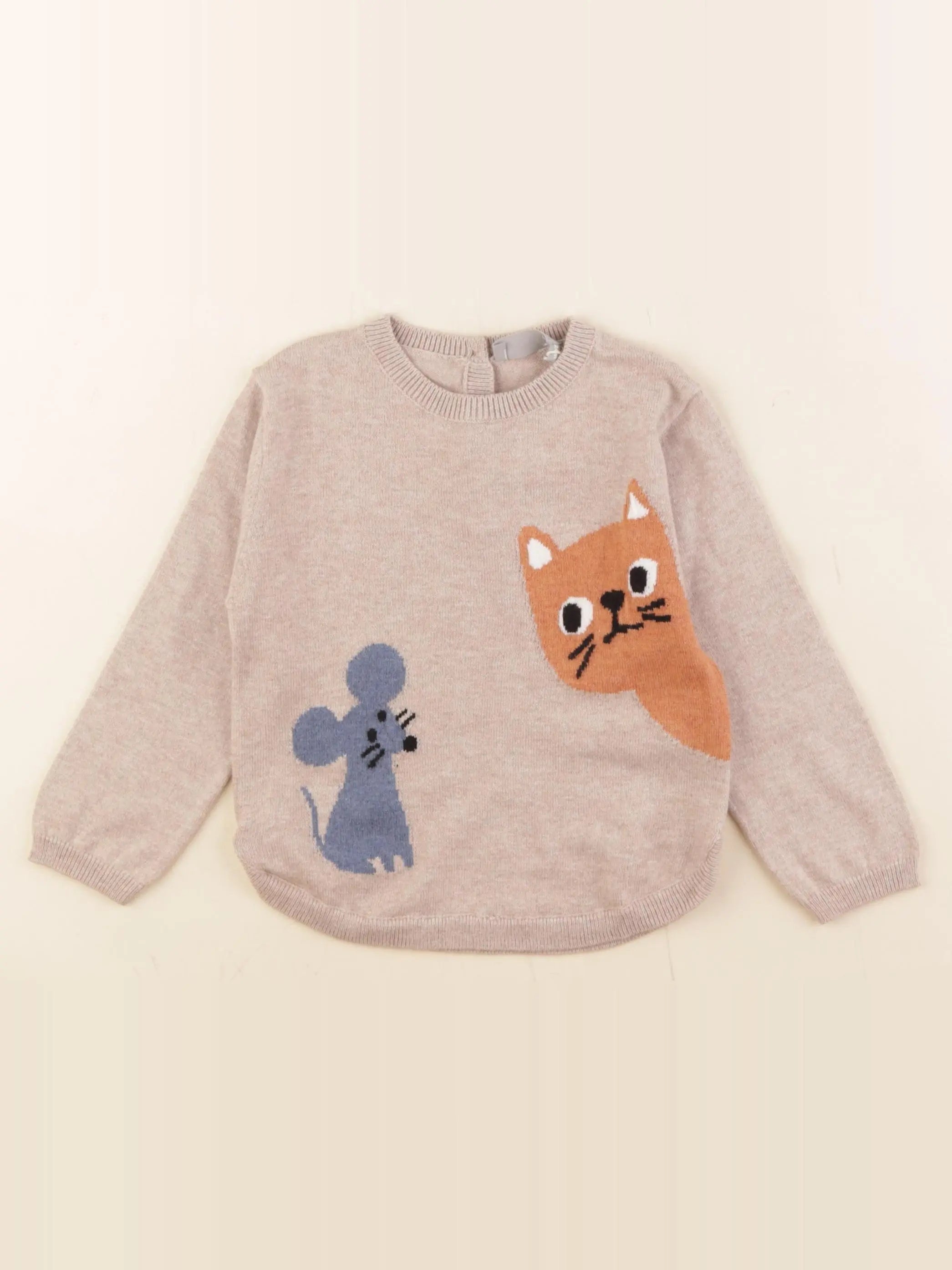 Boutchou - pull beige - 24 mois