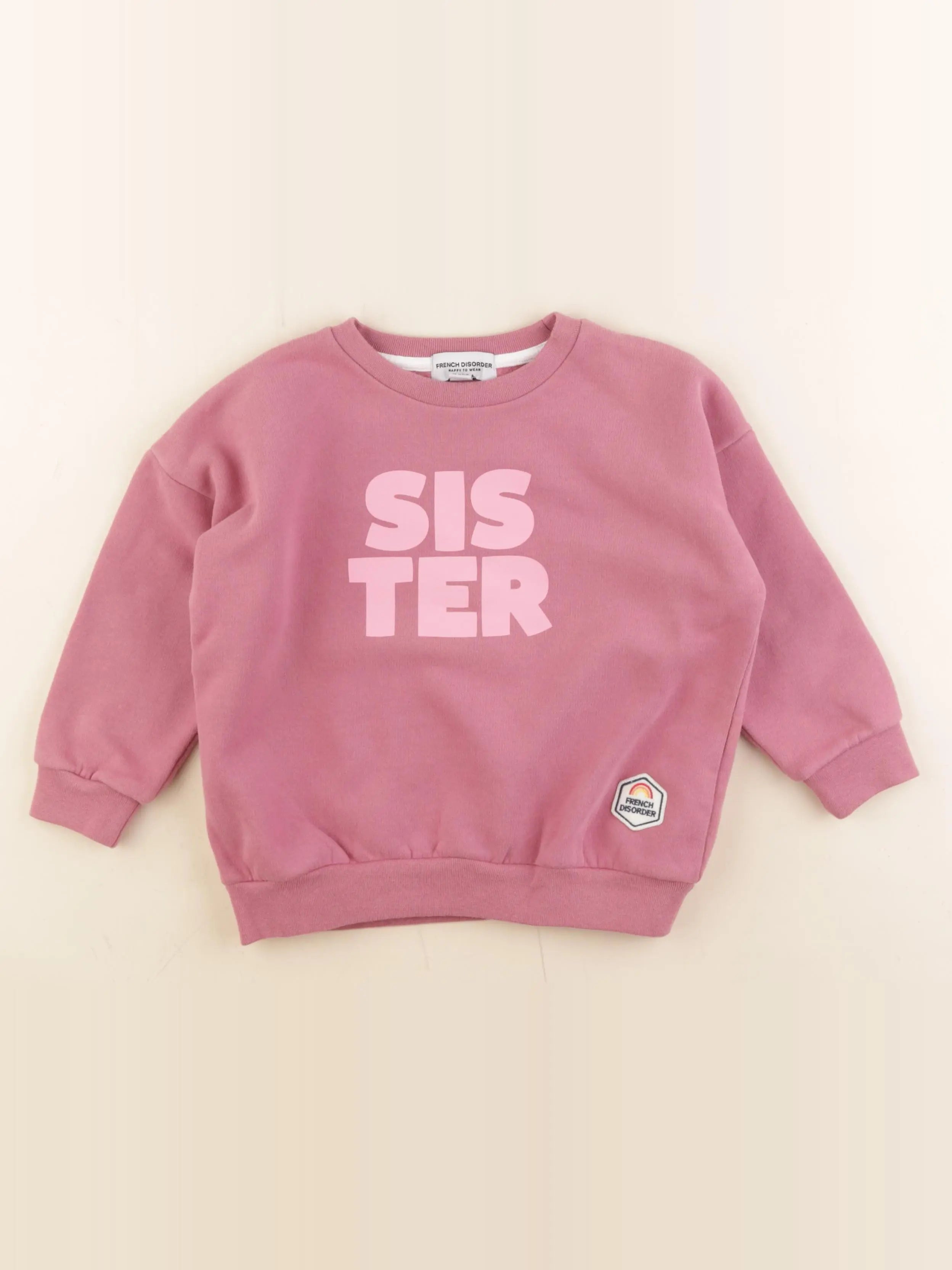 French Disorder - sweat rose - 3/4 ans