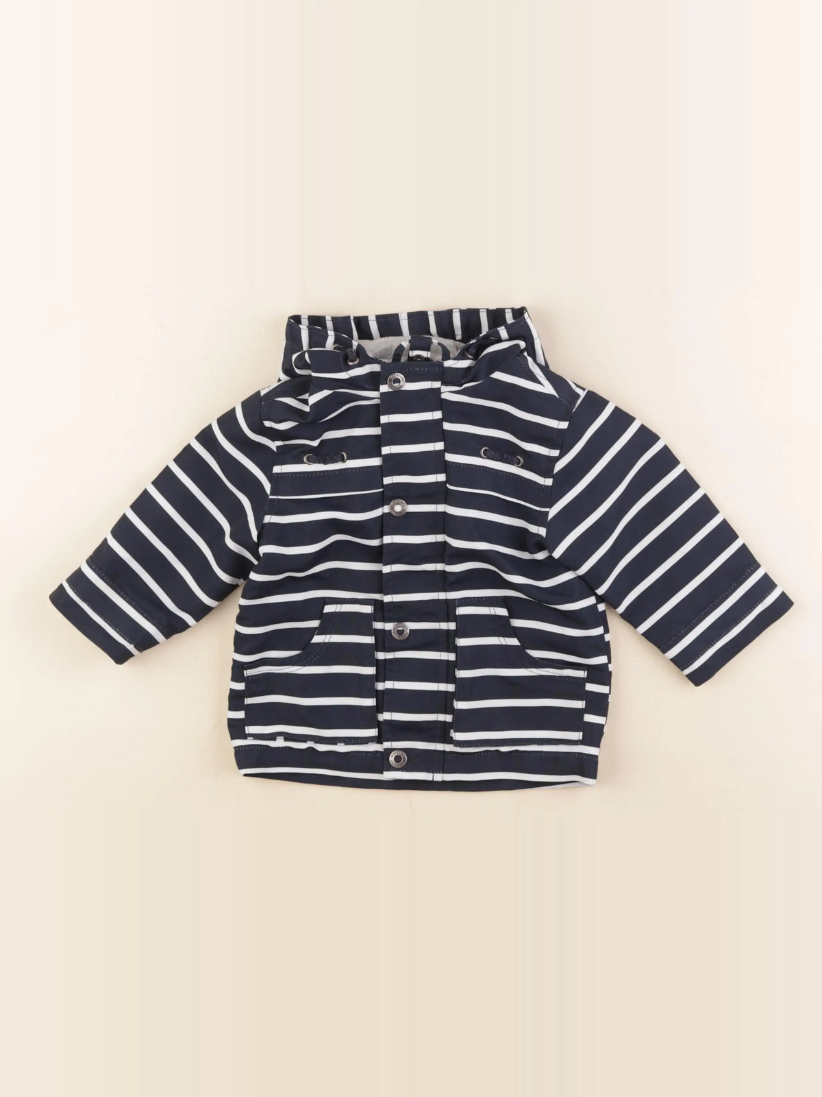 Vertbaudet - veste bleu - 9 mois