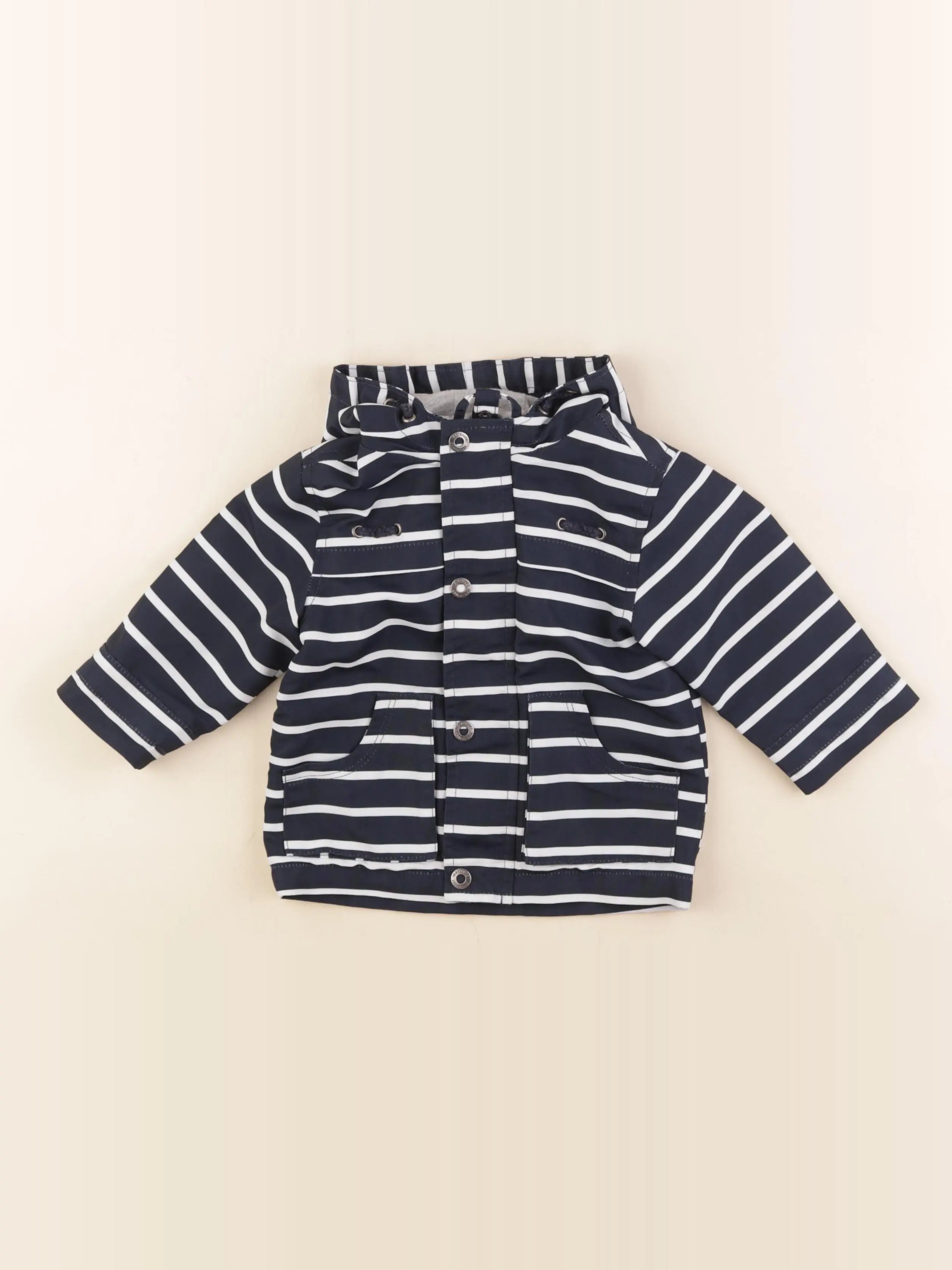 Vertbaudet - veste bleu - 9 mois