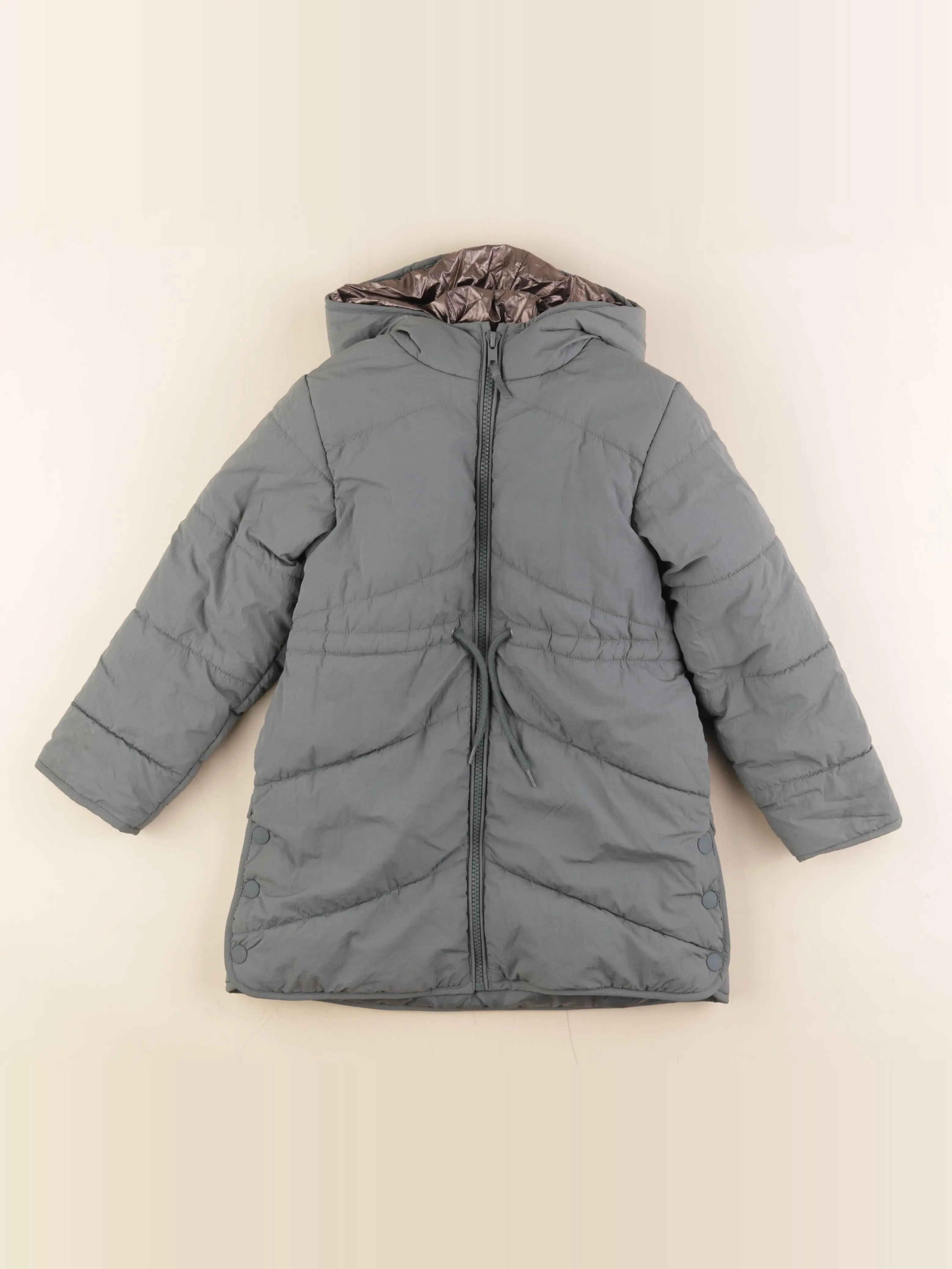 Vertbaudet - doudoune vert - 7 ans