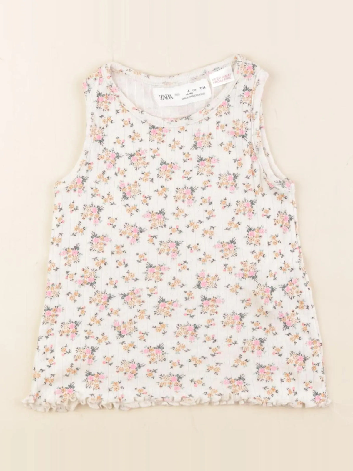 Zara - débardeur multicolore - 4 ans