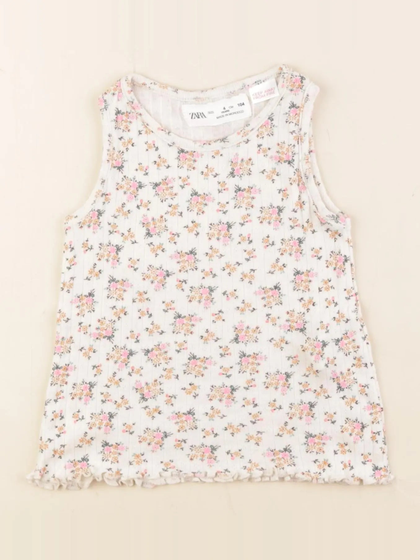 Zara - débardeur multicolore - 4 ans