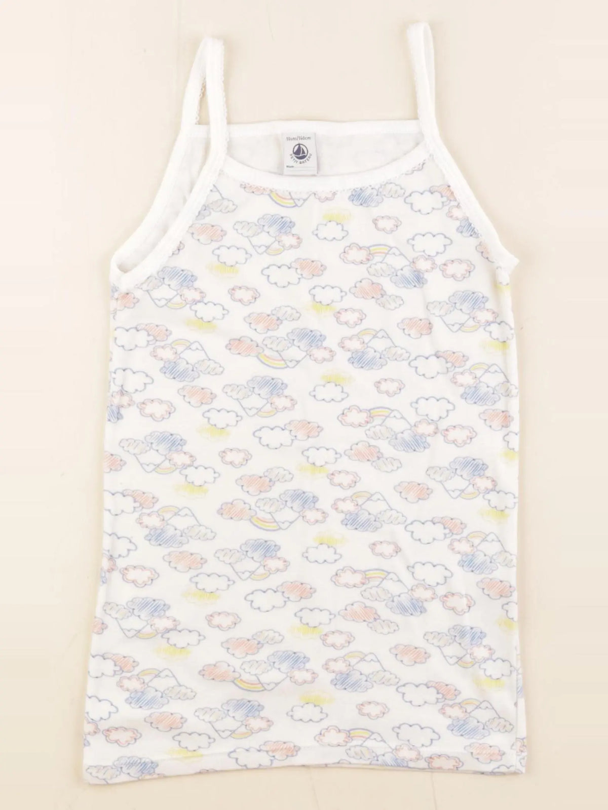 Petit Bateau - maillot de corps blanc - 10 ans