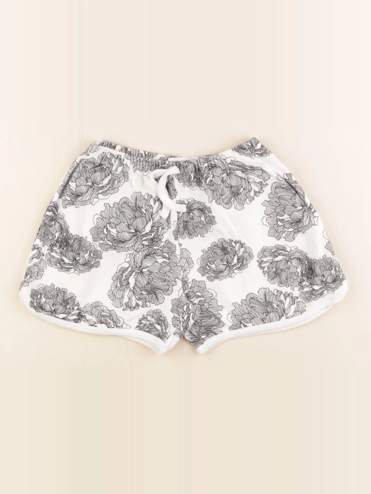 Moumout' - short blanc, noir - 4 ans