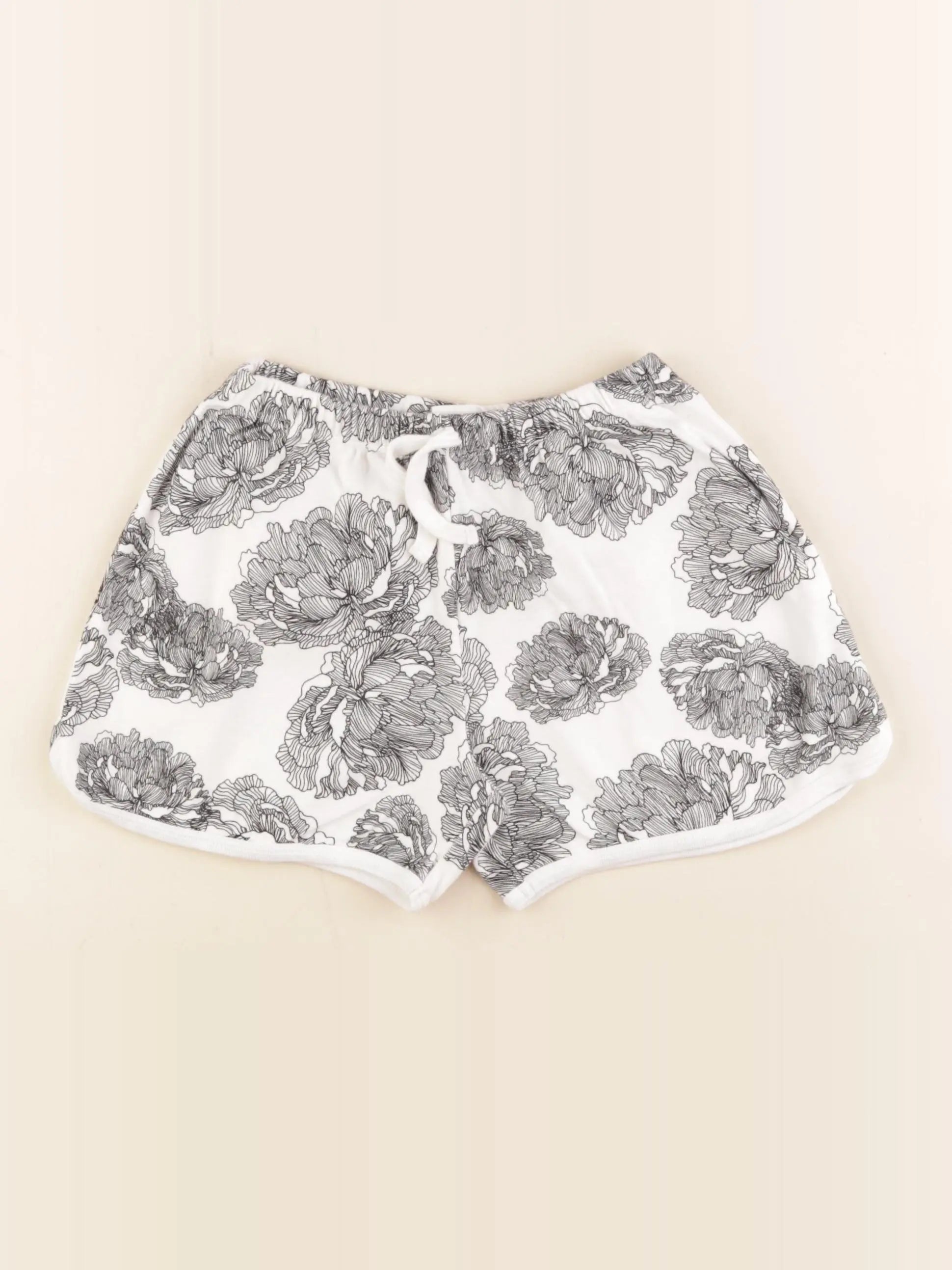 Moumout' - short blanc, noir - 4 ans