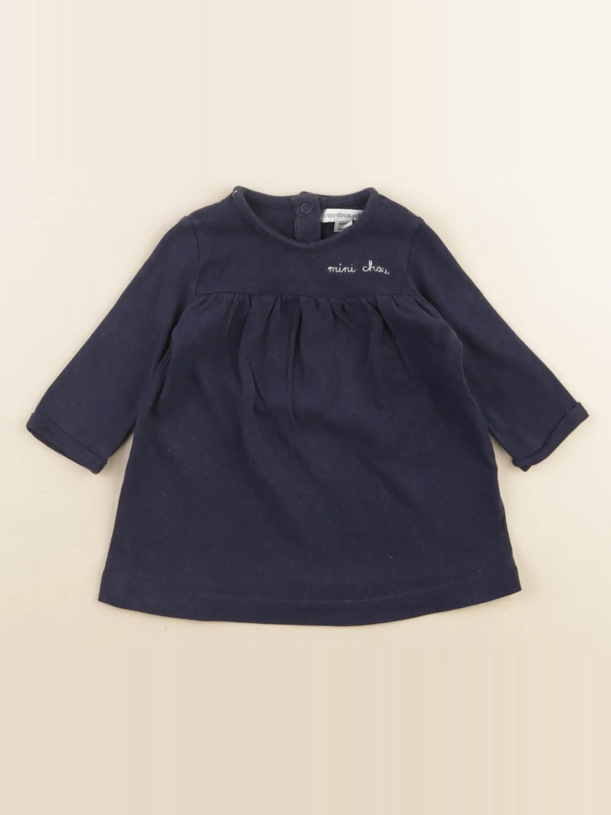 Vertbaudet - robe bleu - 3 mois