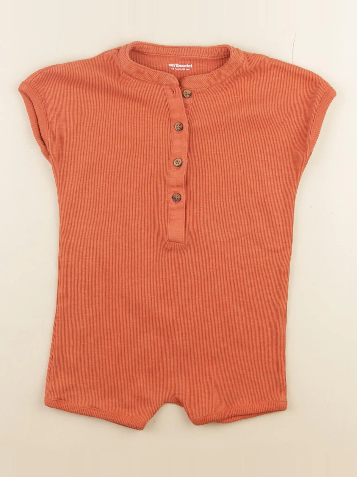 Vertbaudet - combinaison orange - 36 mois